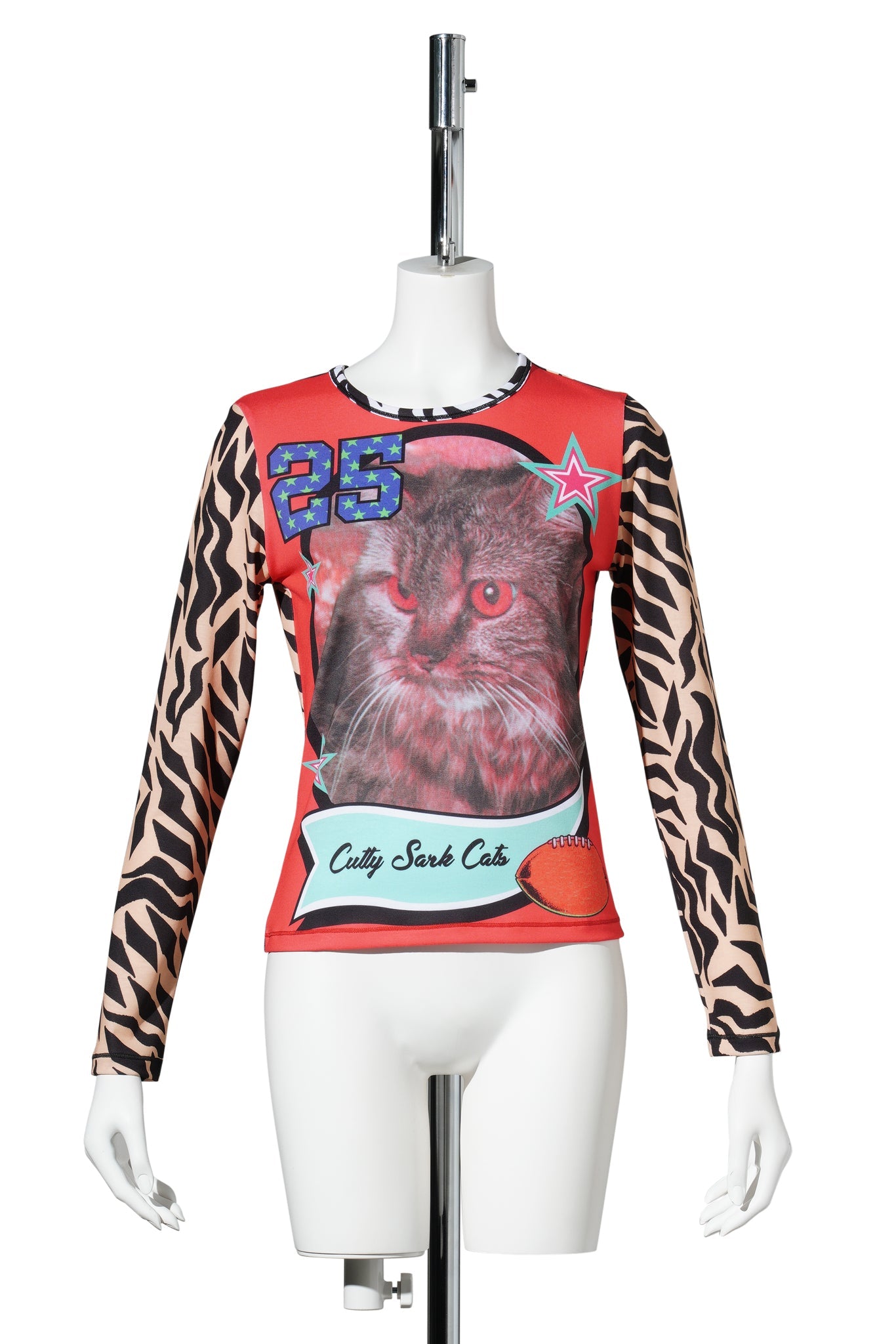 CUTTY SARK CATS FITTED JERSEY TOP / MULTI