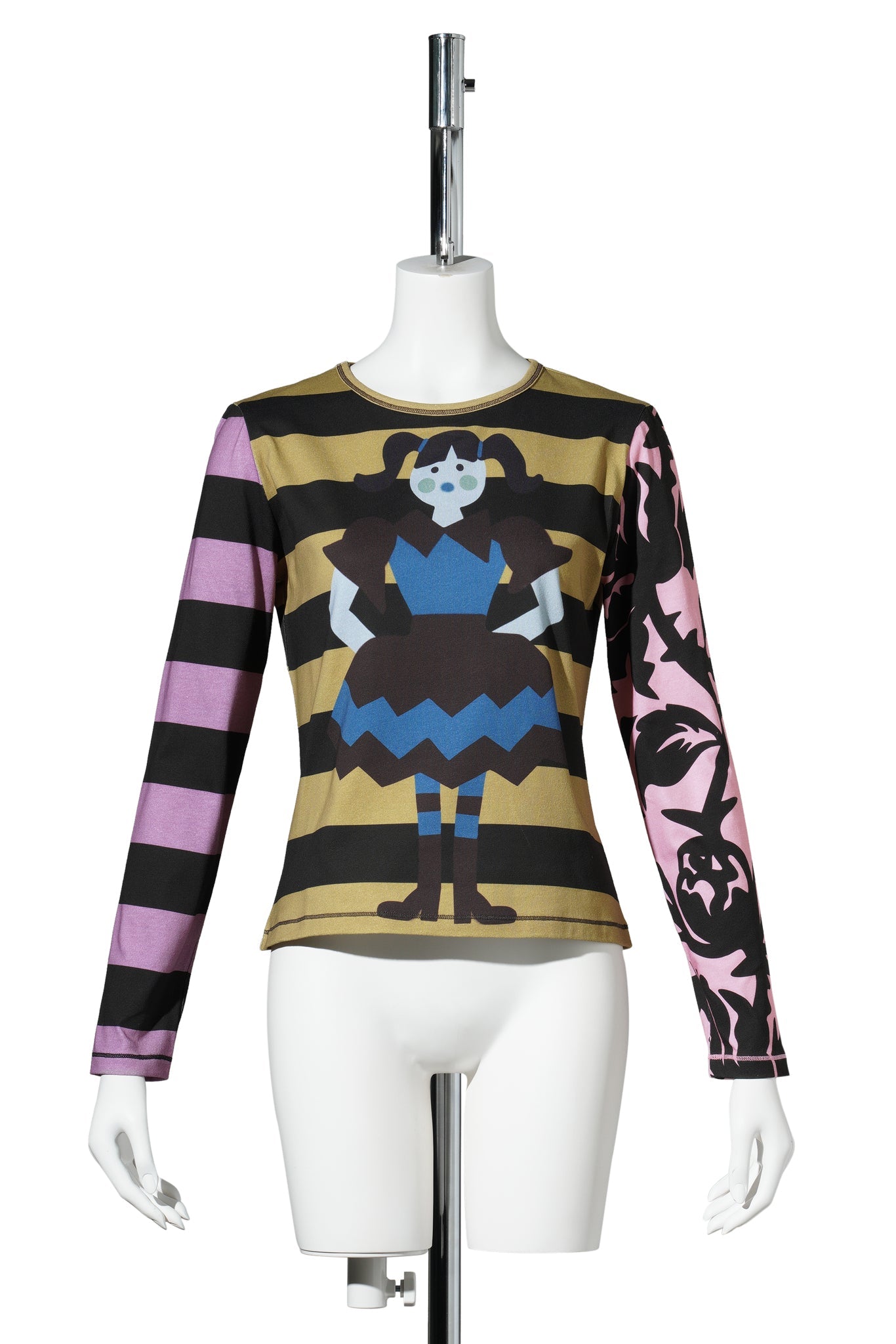 PIPPI FITTED JERSEY TOP / MULTI