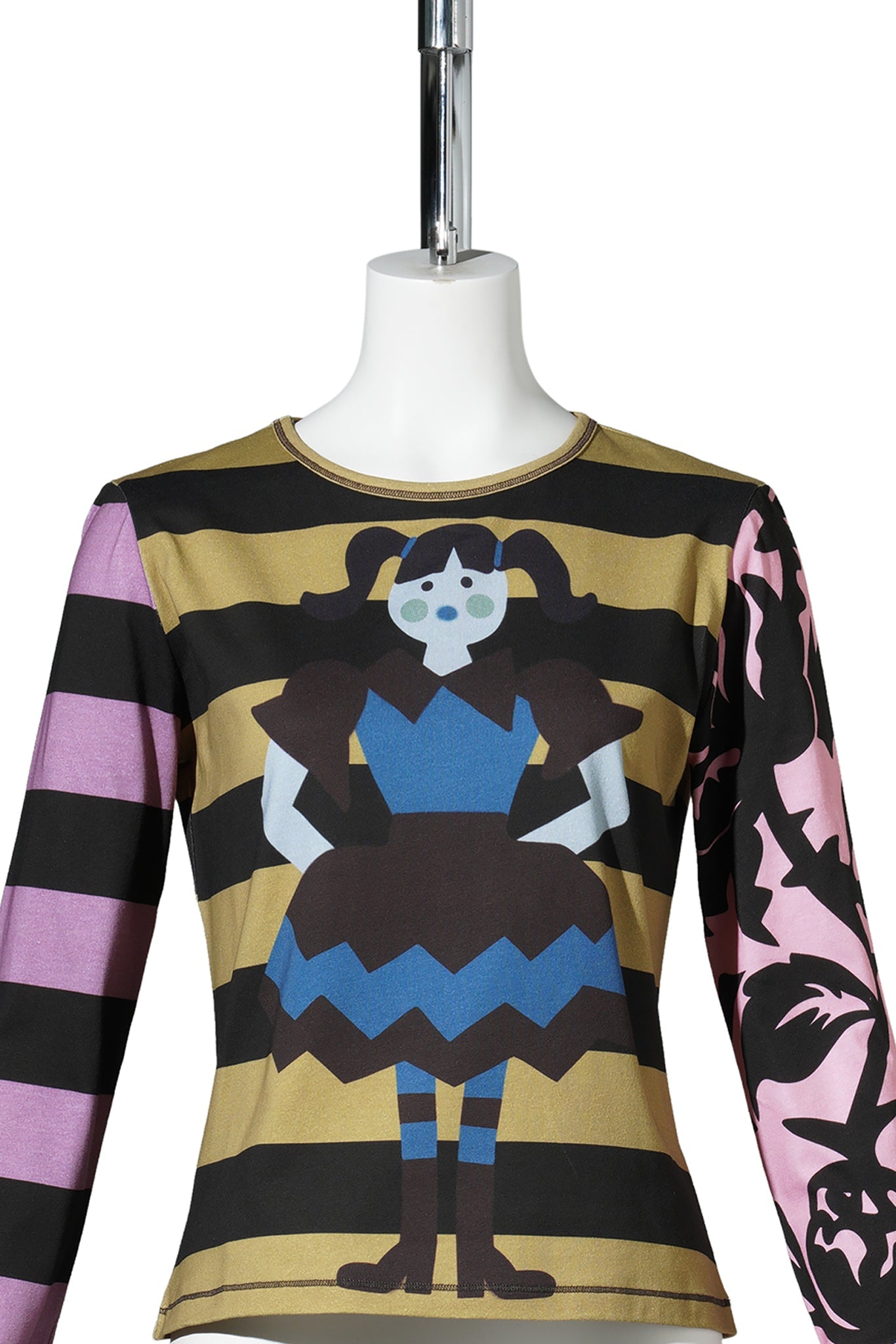 PIPPI FITTED JERSEY TOP / MULTI