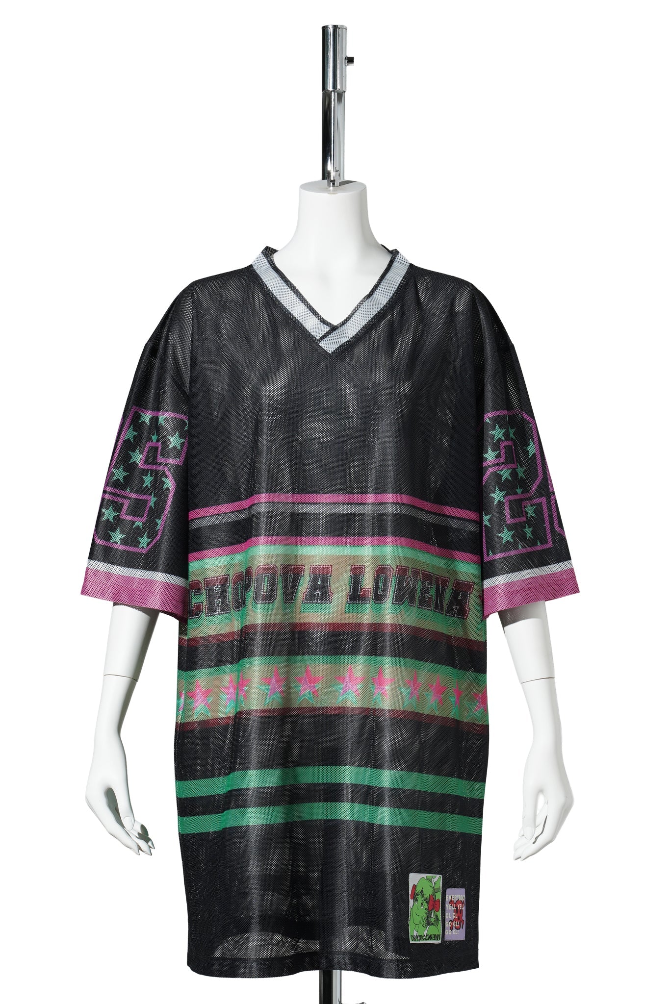 BASKETBALL TOP / BLACK MULTI