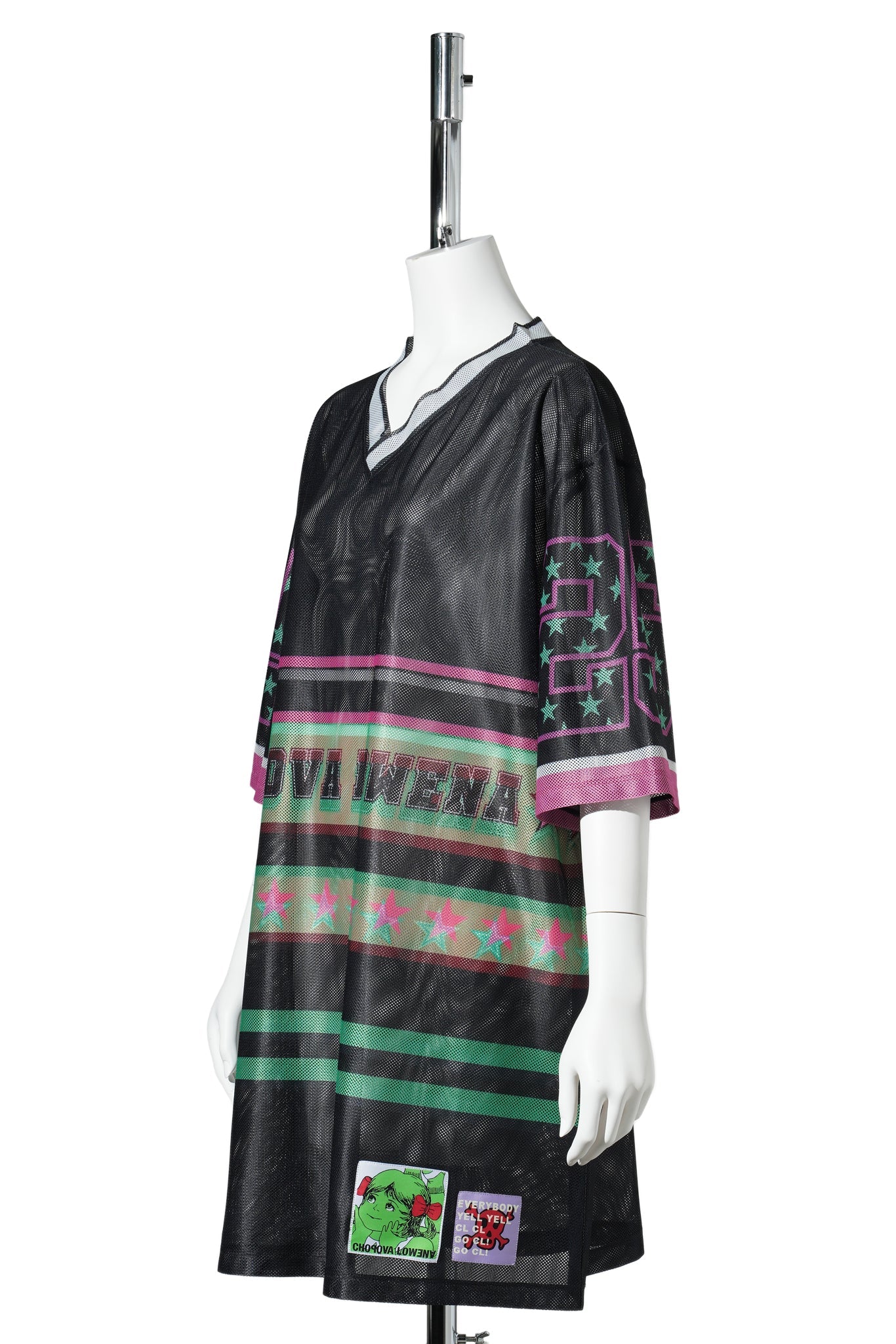 BASKETBALL TOP / BLACK MULTI