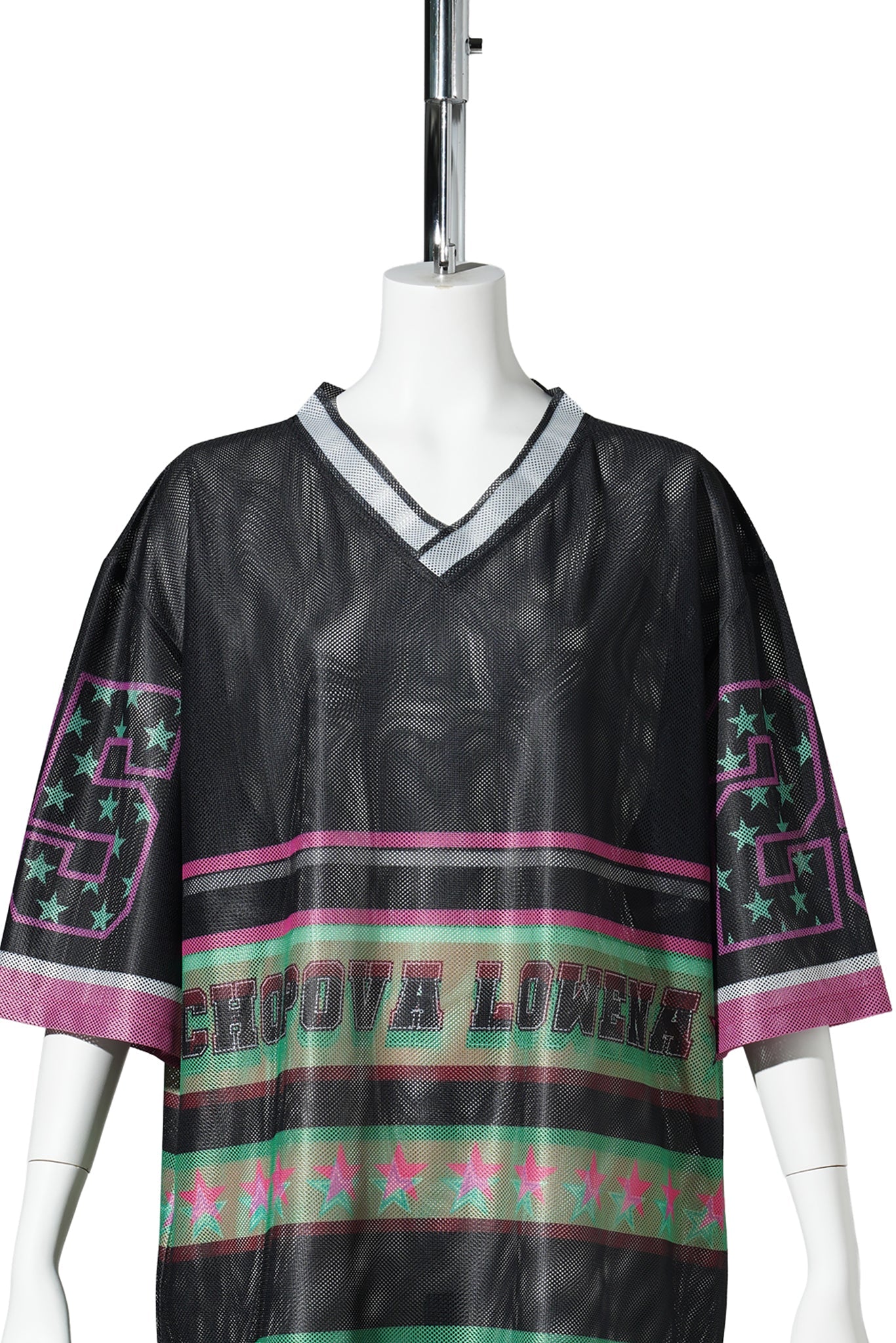 BASKETBALL TOP / BLACK MULTI