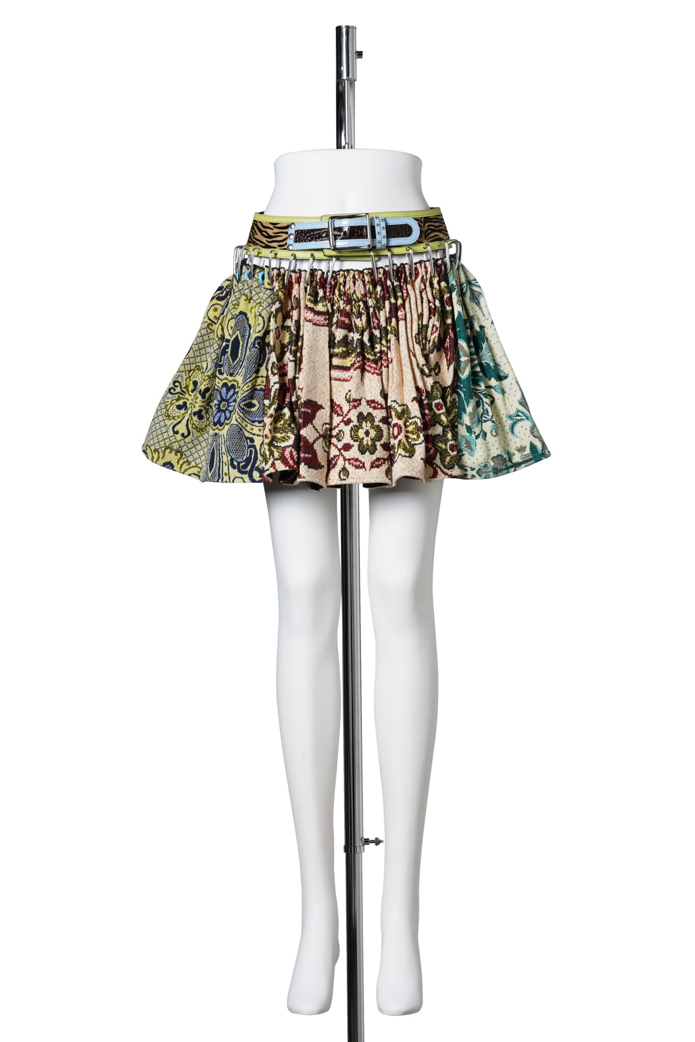 BLANKET MINI CARABINER SKIRT / MULTI