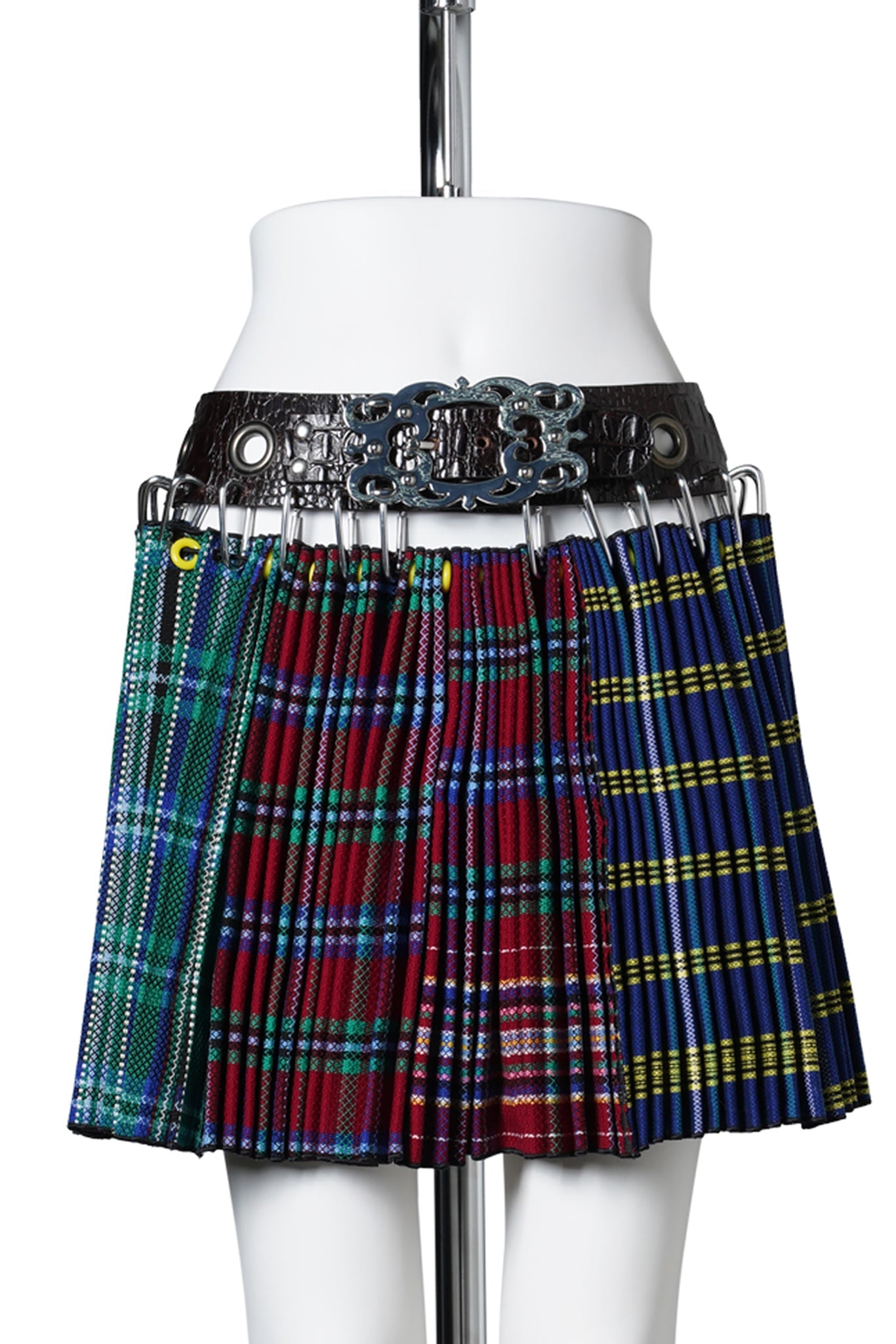 THUNDER APRON MINI CARABINER SKIRT / MULTI