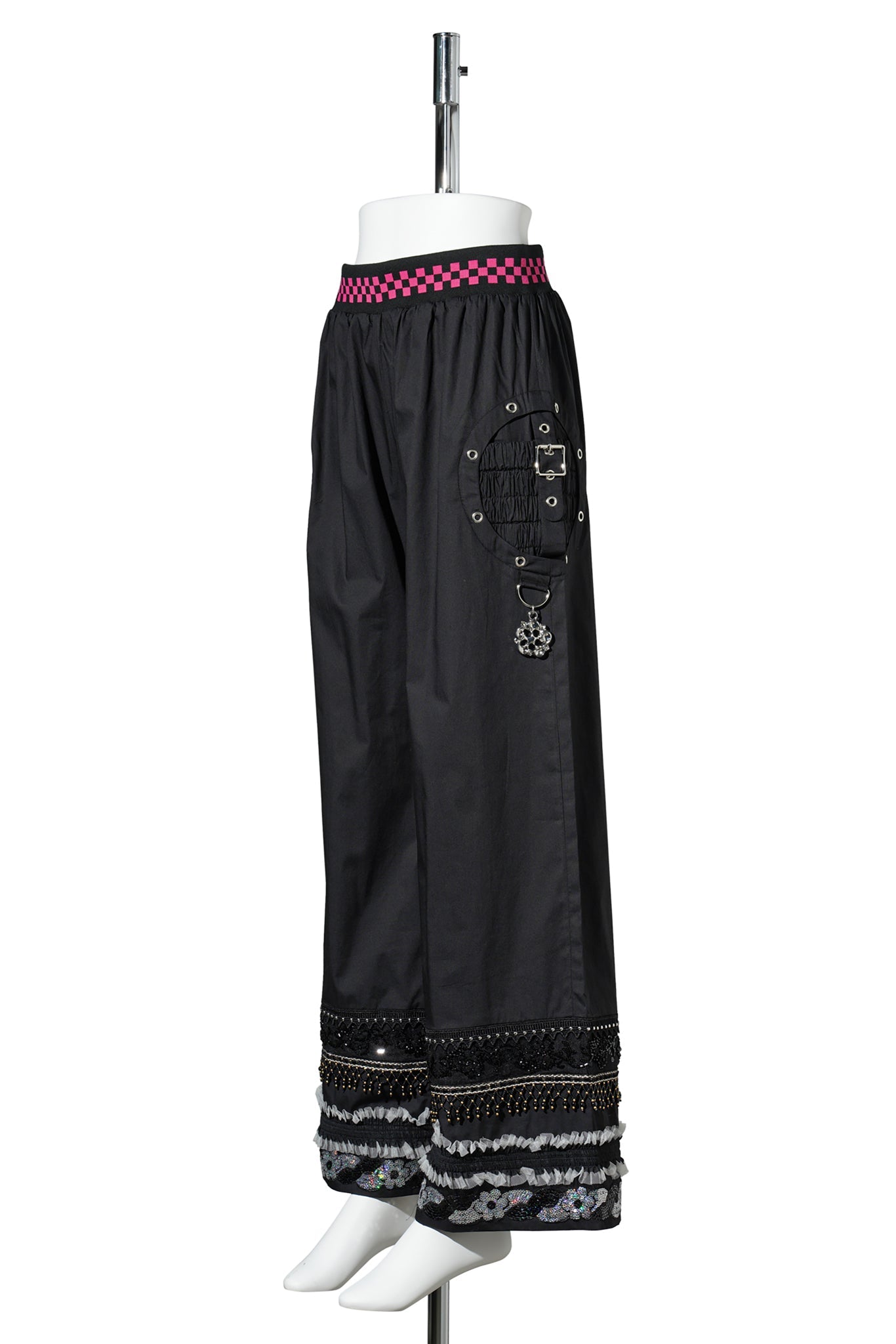 ROUTINE PYJAMA TROUSERS / BLACK