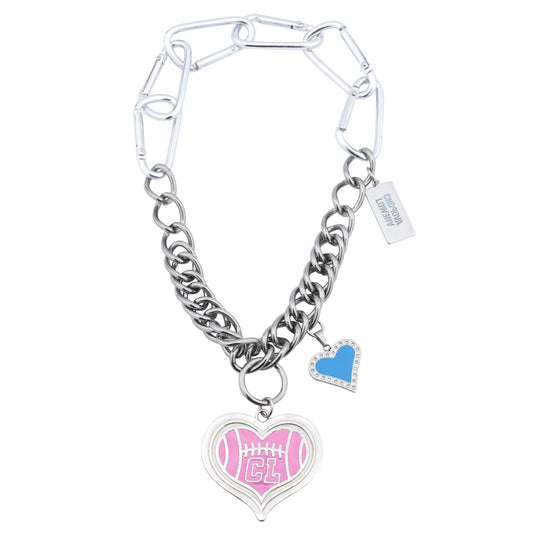 CL FOOTBALL CARABINER NECKLACE / PINK