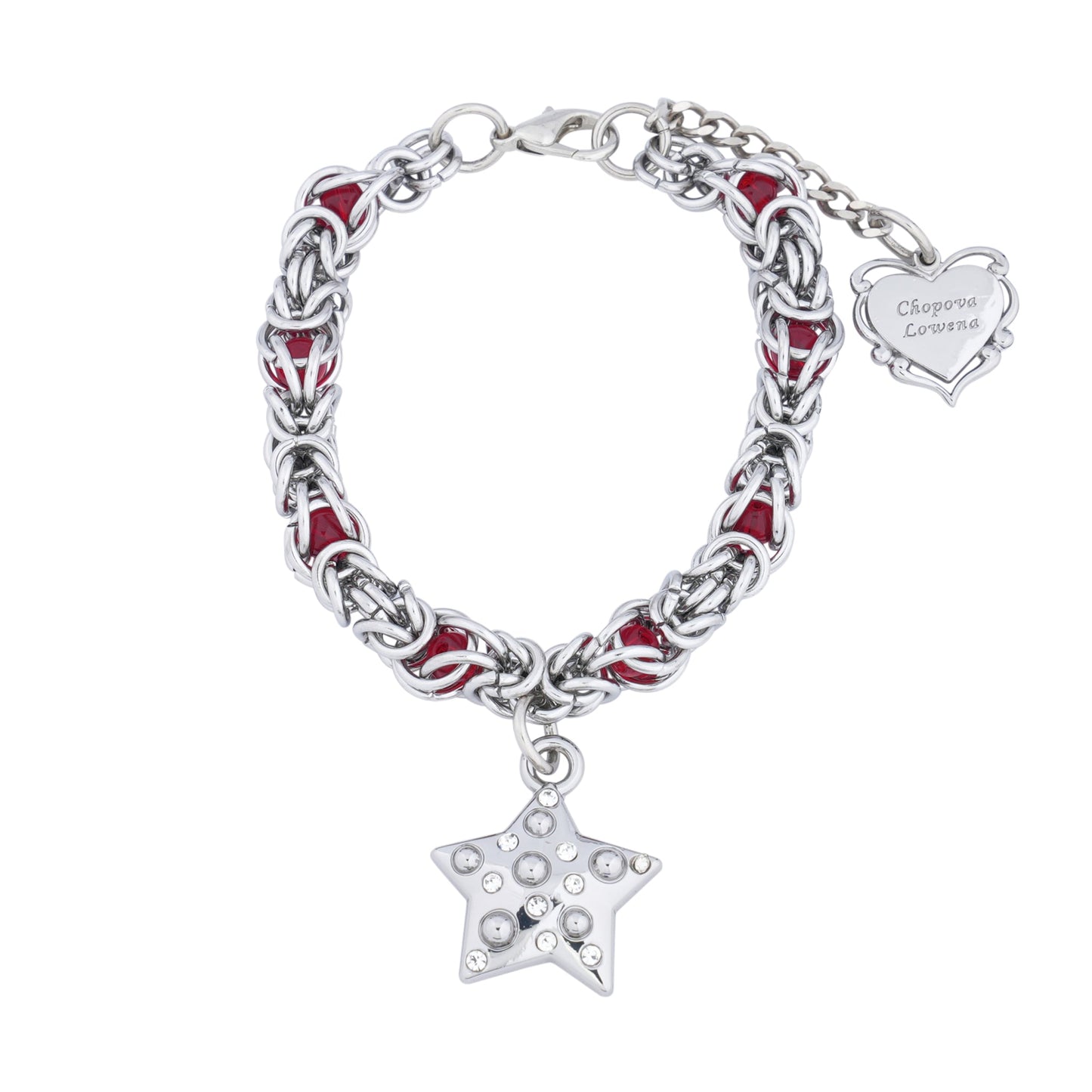 STAR CHARM BRACELET / SILVER