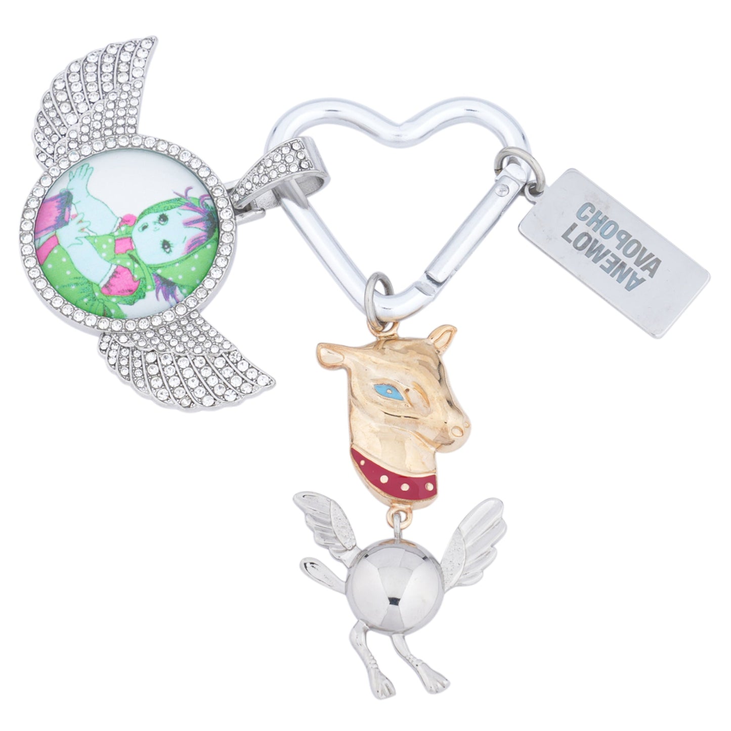 FLYING BABY KEYCHAIN / MULTI