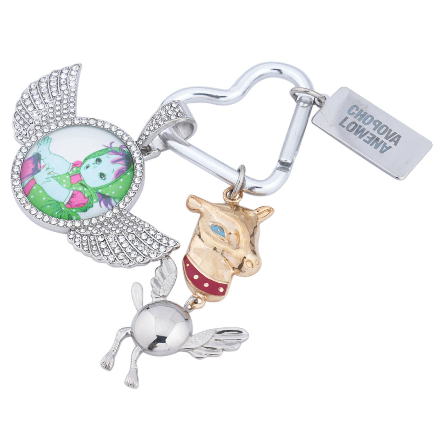 FLYING BABY KEYCHAIN / MULTI