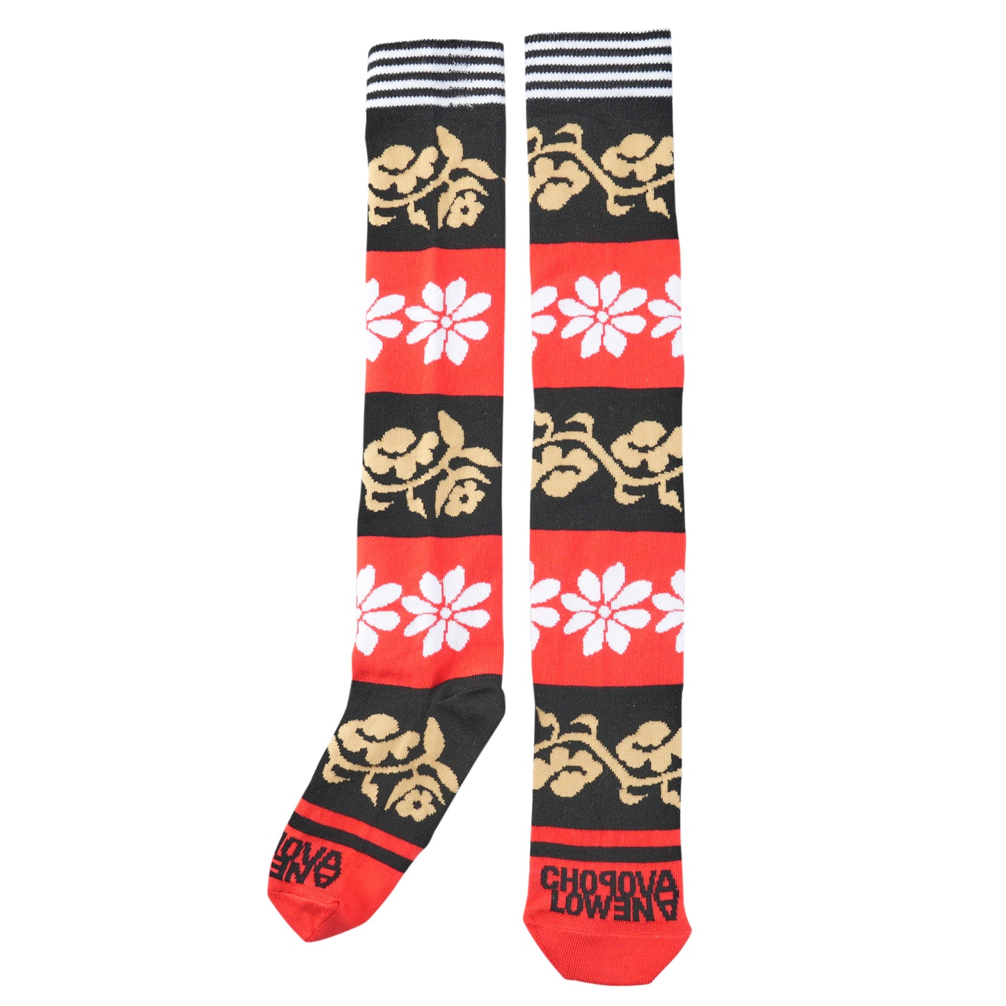 FOLK FLORAL LONG SOCK / MULTI