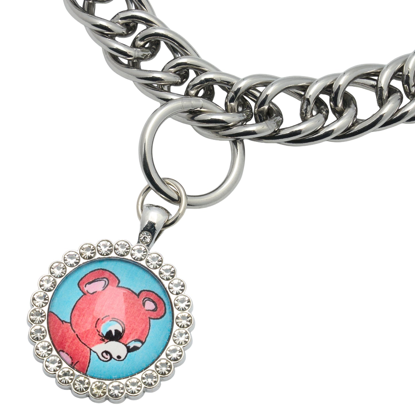 "EXCLUSIVE" CARABINER CHARM NECKLACE / MULTI