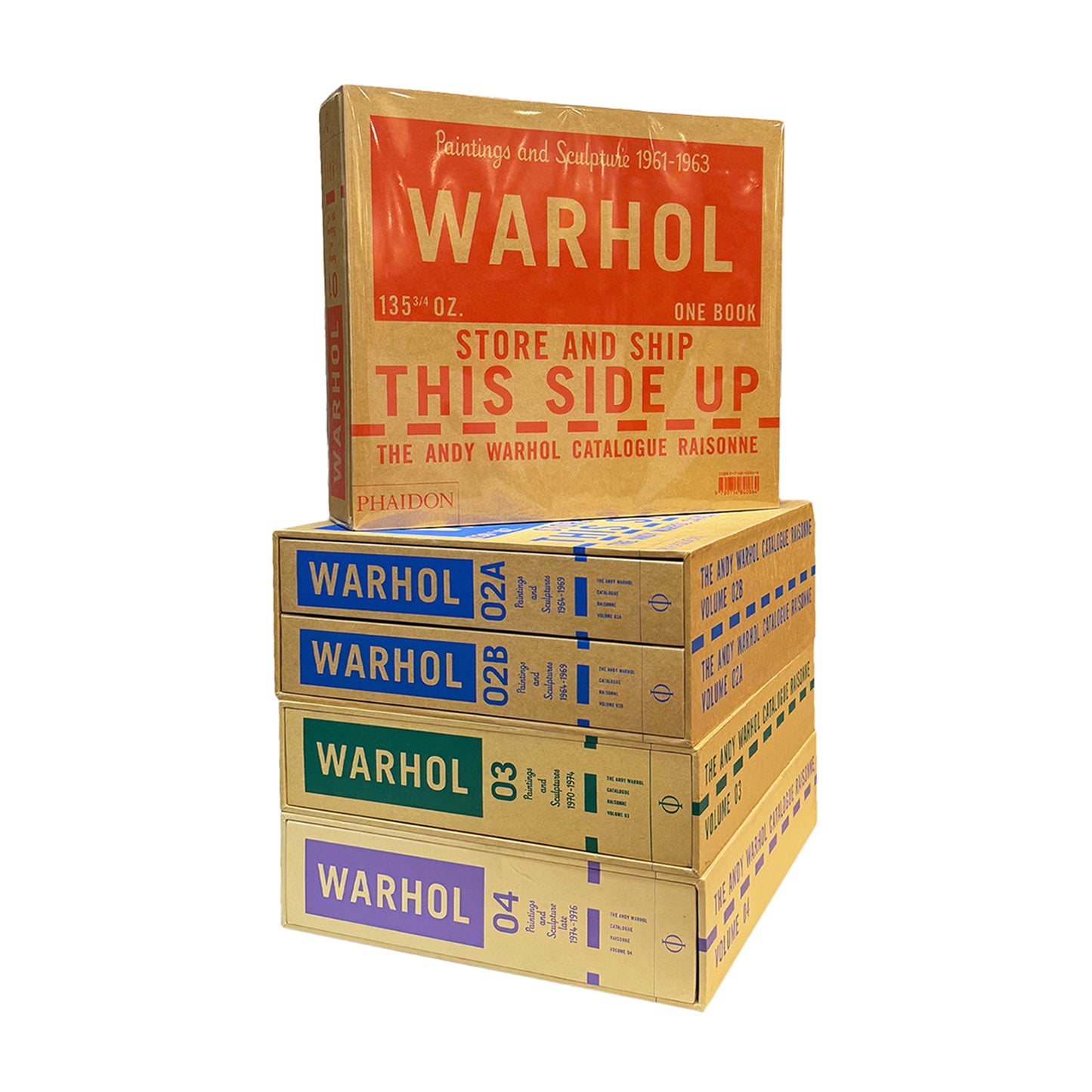 The Andy Warhol Catalogue Raisonne Paintings and Sculptures vol.1-4 set