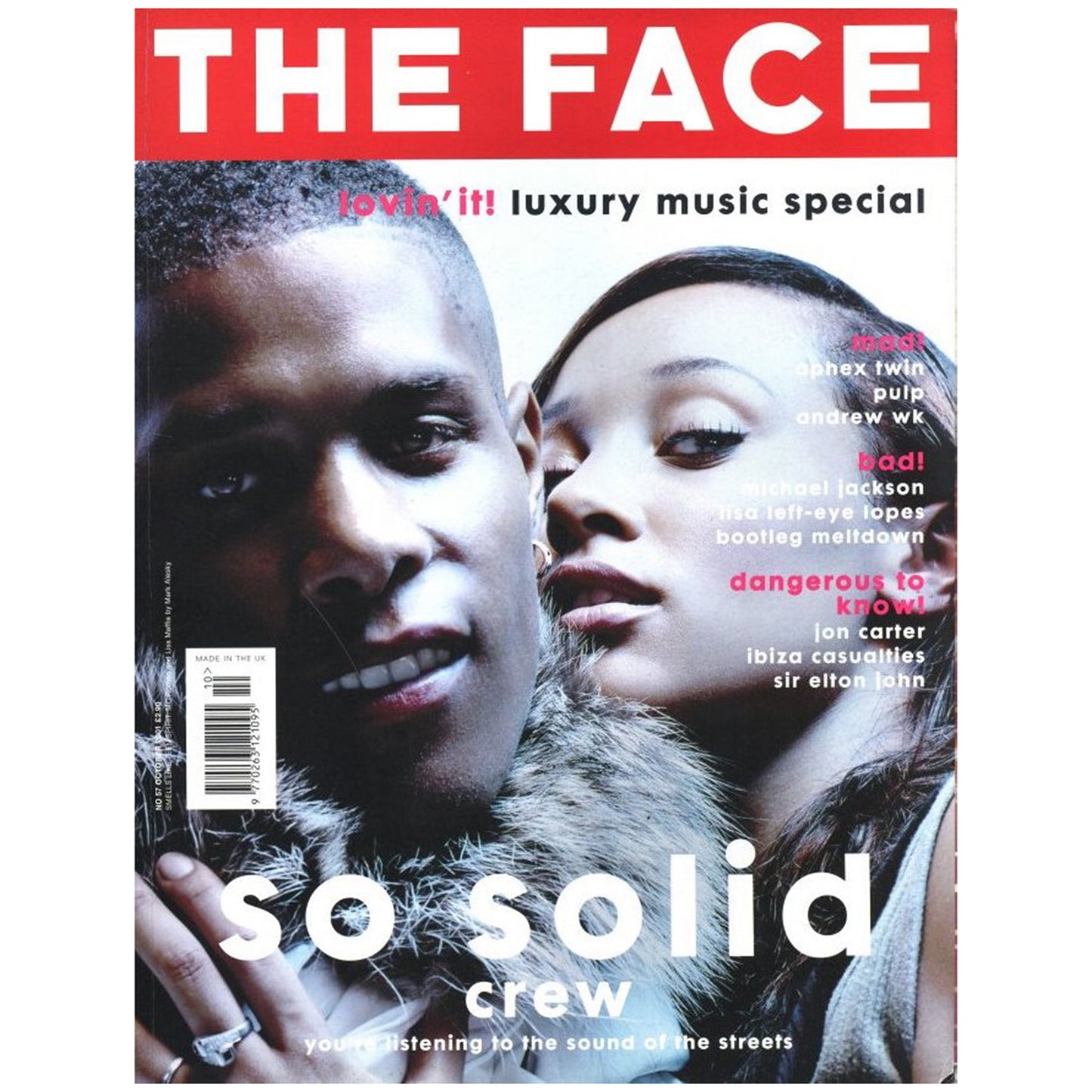 THE FACE OCTOBER 2001 VOLUME 3 NUMBER 57