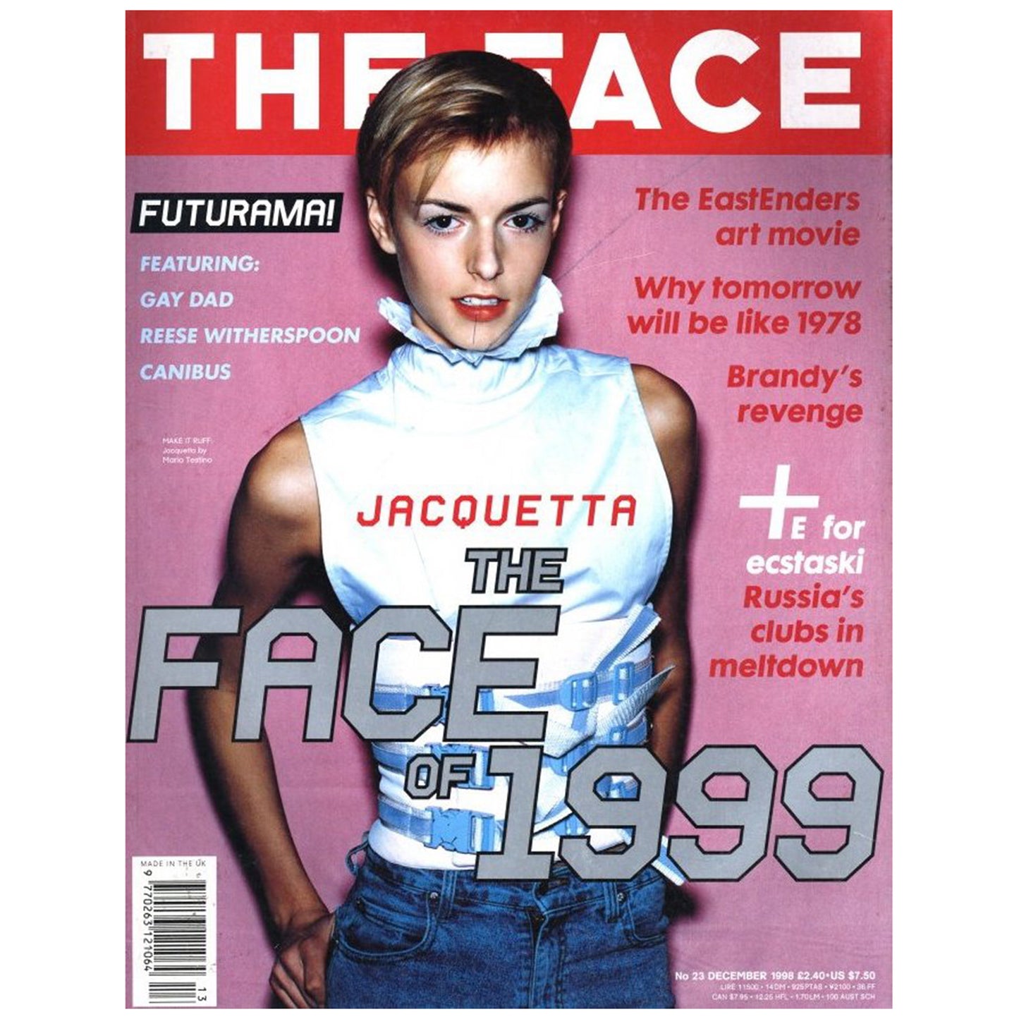 THE FACE DECEMBER 1998 VOLUME 3 NUMBER 23