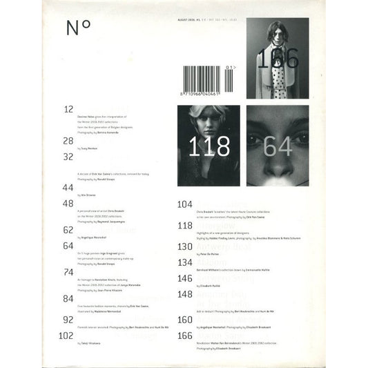 N°Magazine (A) #1:Dirk Van Saene / August 2001