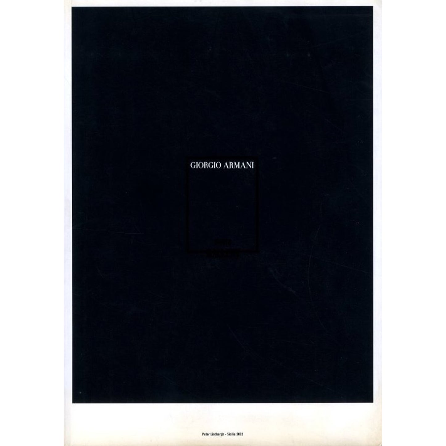 GIORGIO ARMANI Peter Lindberg 2002