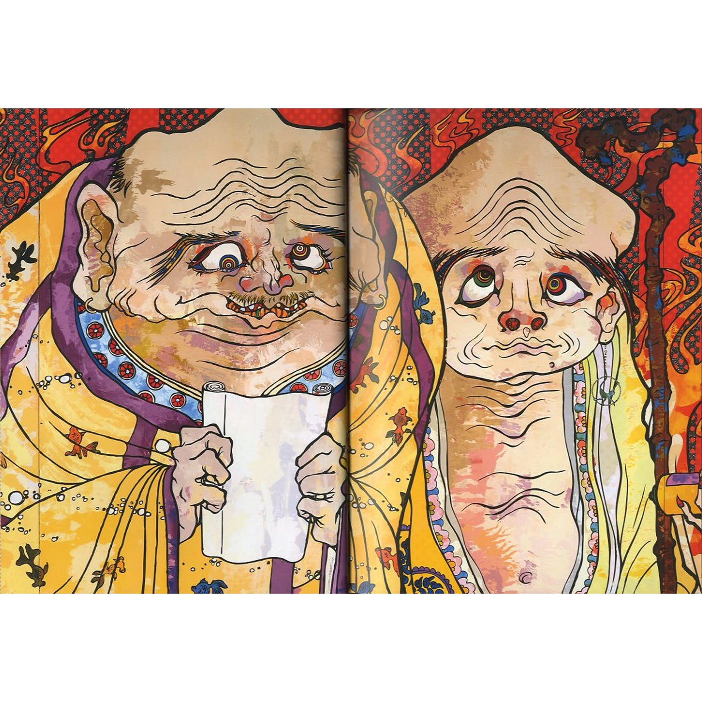 村上隆の五百羅漢図展