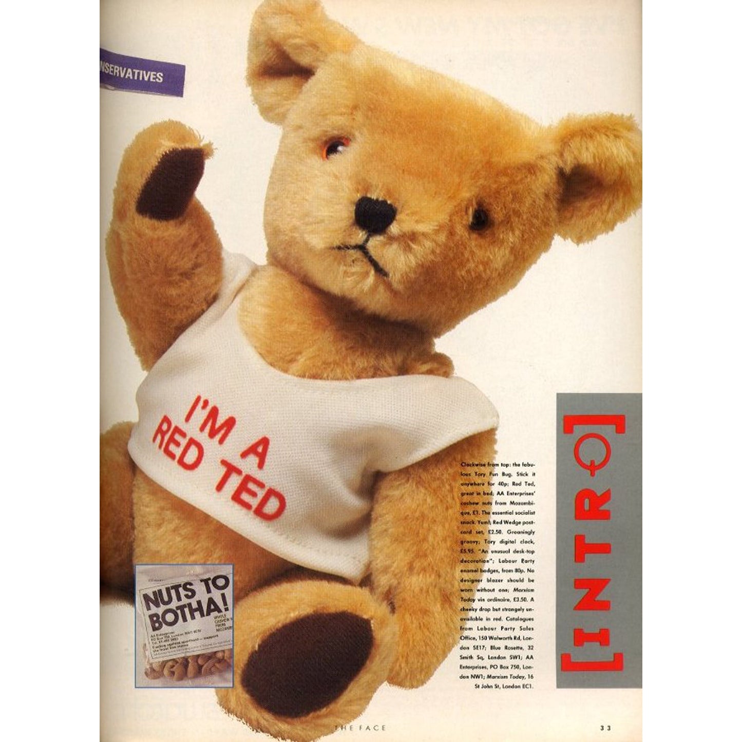 THE FACE Magazine DECEMBER 1986 NO.80