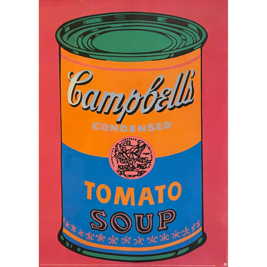 Campbell’s Tomato Soup Can (Blue & Orange)