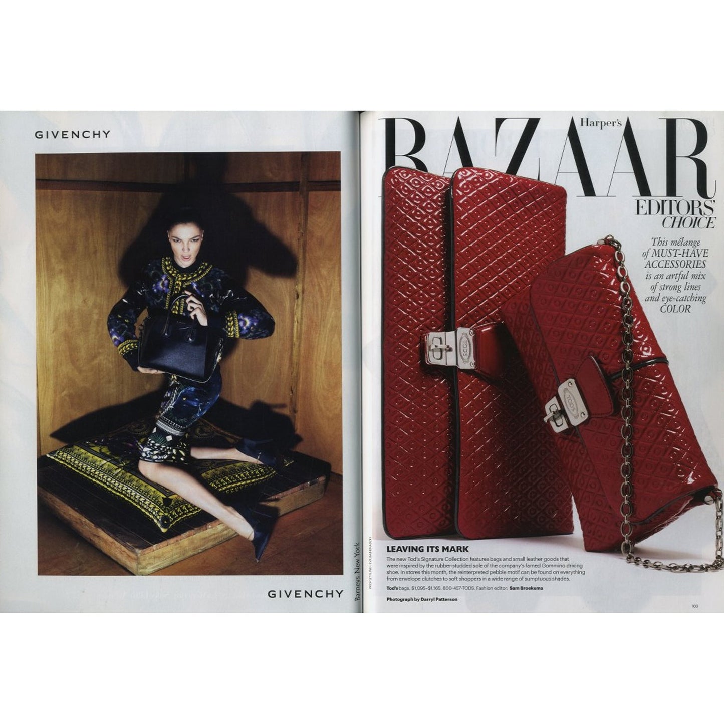 HARPER'S BAZAAR OCTOBER 2011