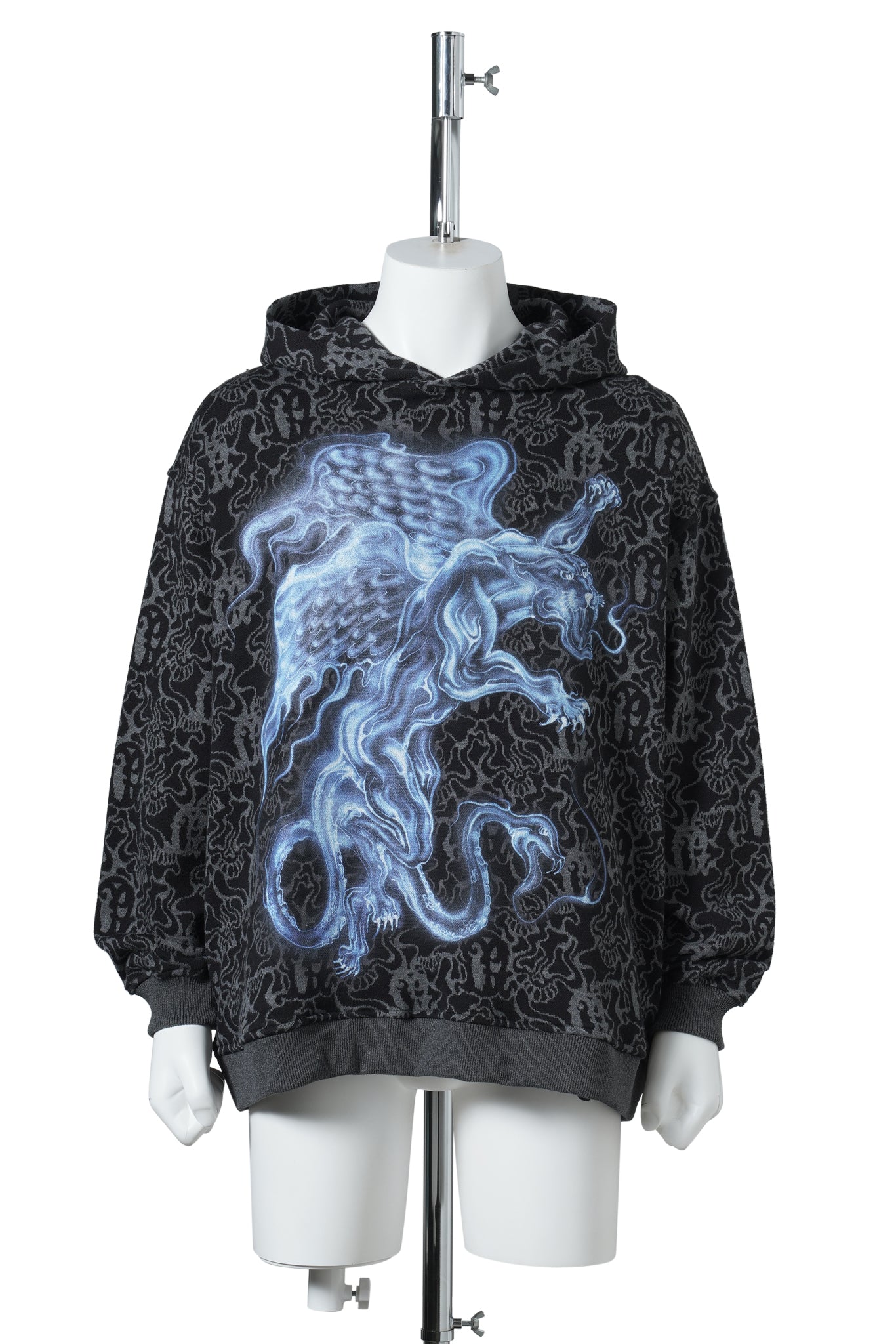 JACQUARD HOODIE / ALLOVER SPIRITS PANTHER