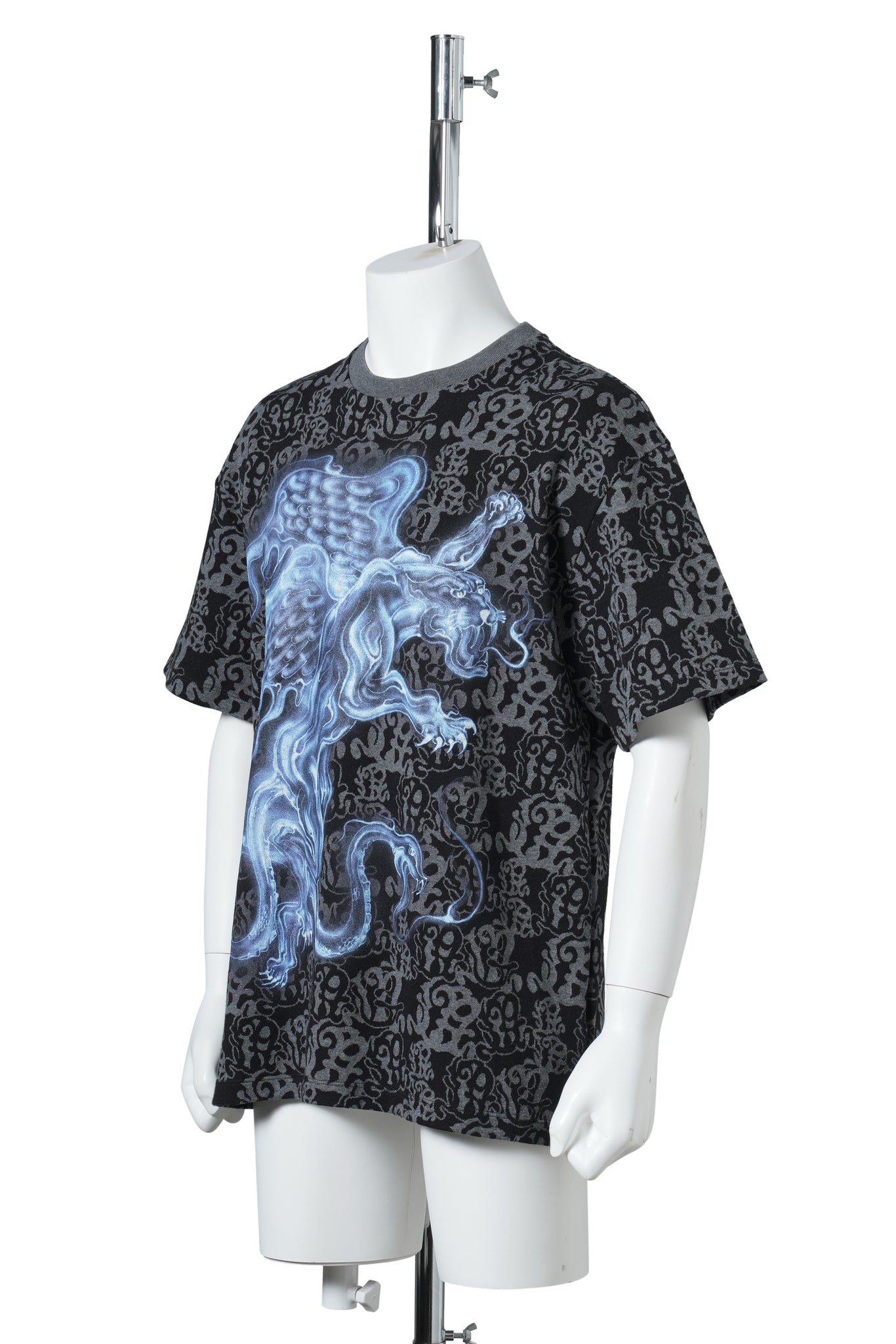 JACQUARD T-SHIRT / PANTHER MIDNIGHT BLACK