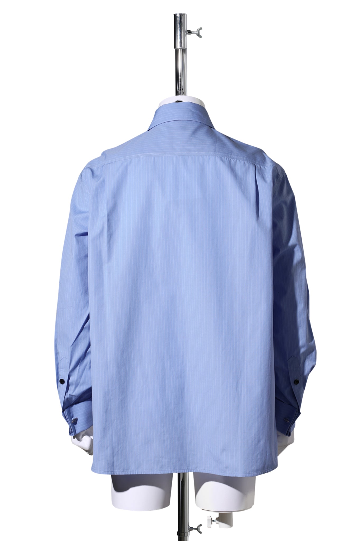 TAILORED DRESS SHIRT / BLUE PINSTRIPE