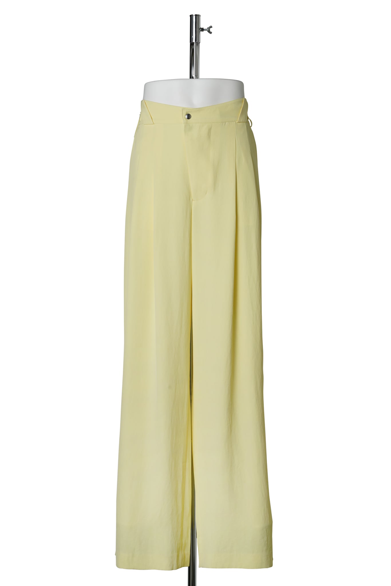 WIDE FLUID TROUSERS / LEMON YELLOW