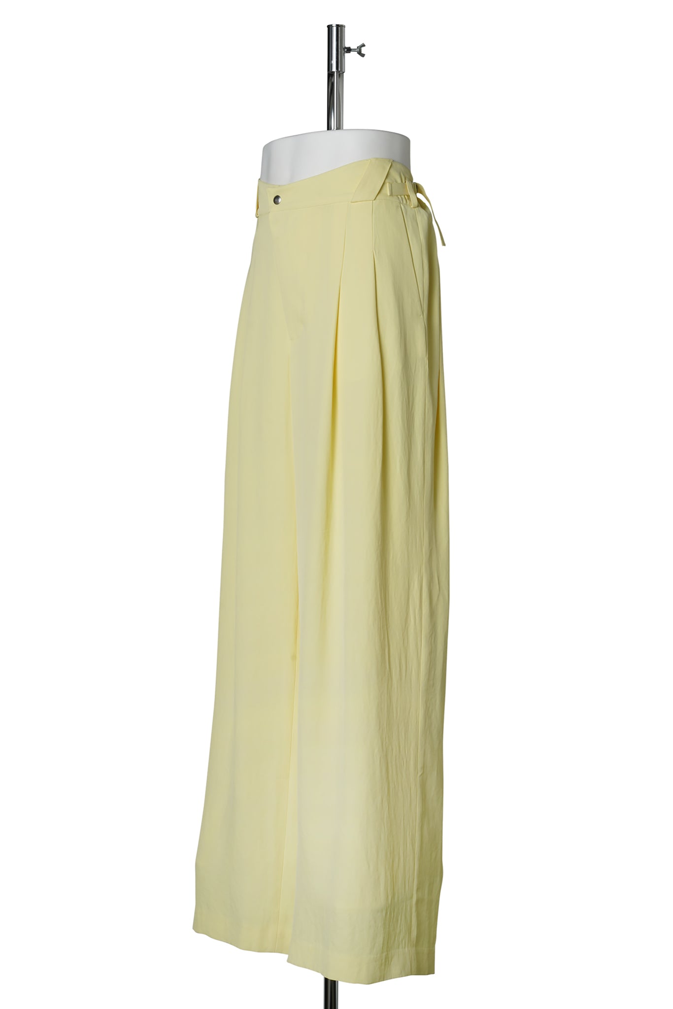 WIDE FLUID TROUSERS / LEMON YELLOW