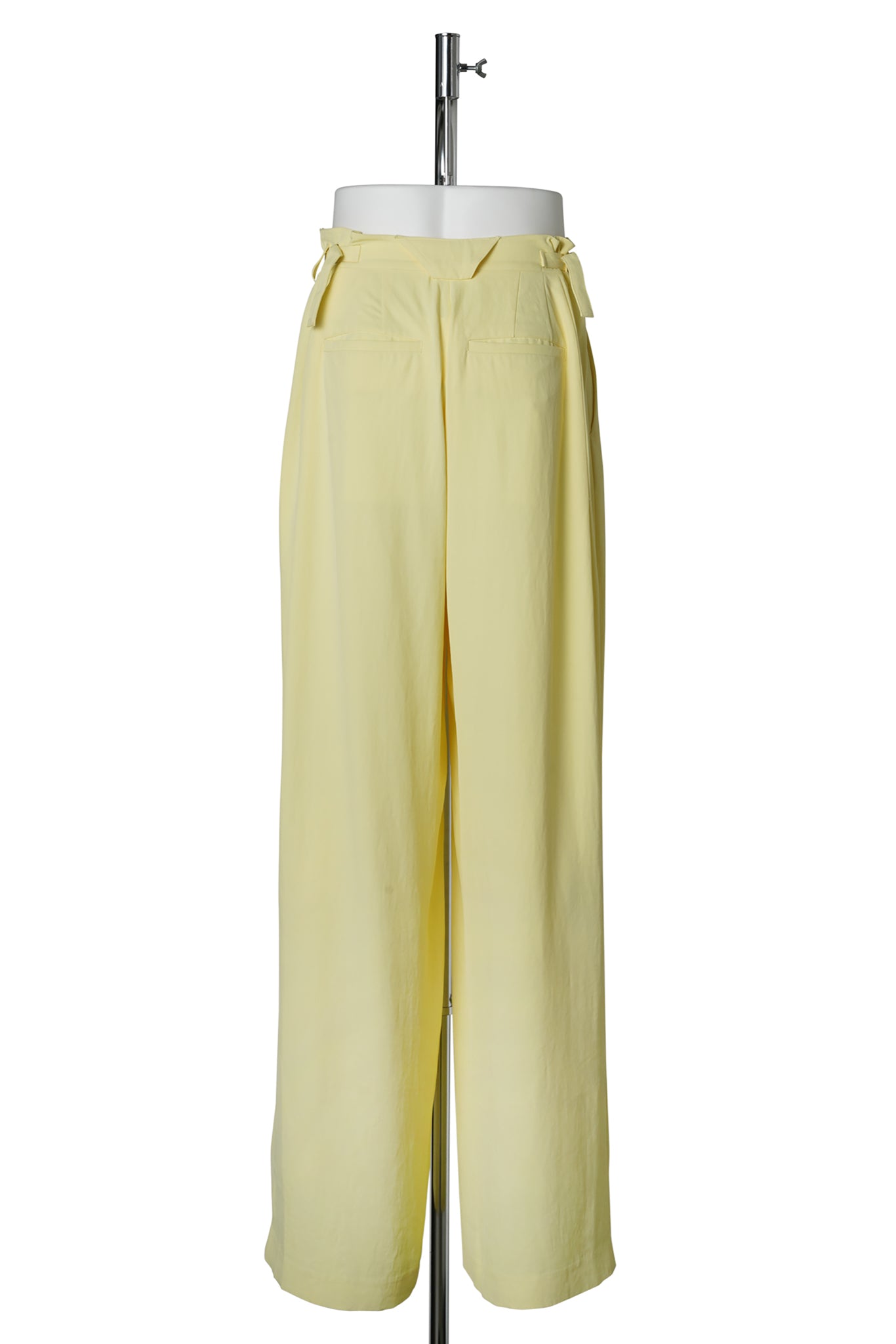 WIDE FLUID TROUSERS / LEMON YELLOW