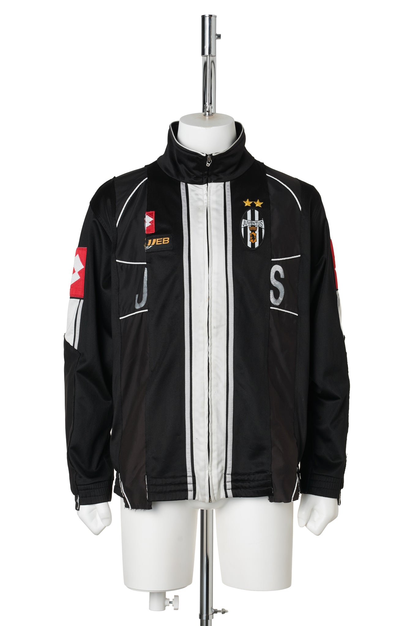 RECONSTRUCTED HYBRID VINTAGE TRACK JACKET(JUVENTUS) / MULTI COLOUR