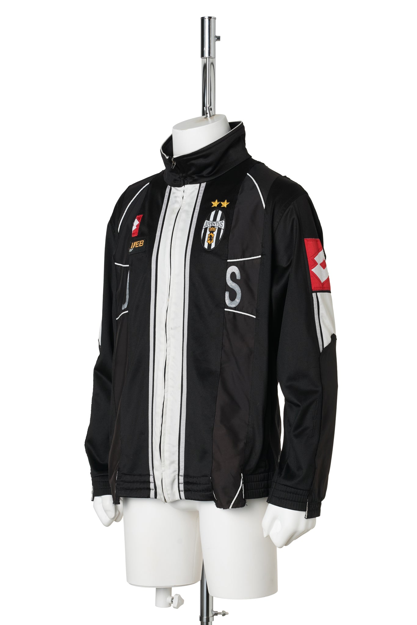 RECONSTRUCTED HYBRID VINTAGE TRACK JACKET(JUVENTUS) / MULTI COLOUR