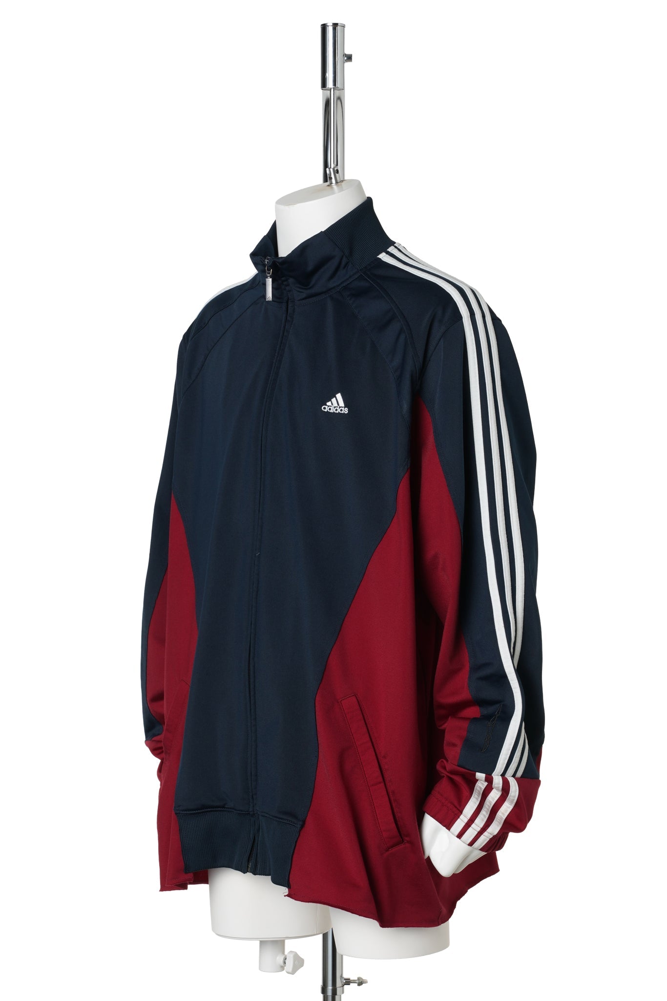 RECONSTRUCTED HYBRID VINTAGE TRACK JACKET (C) / MULTI COLOUR