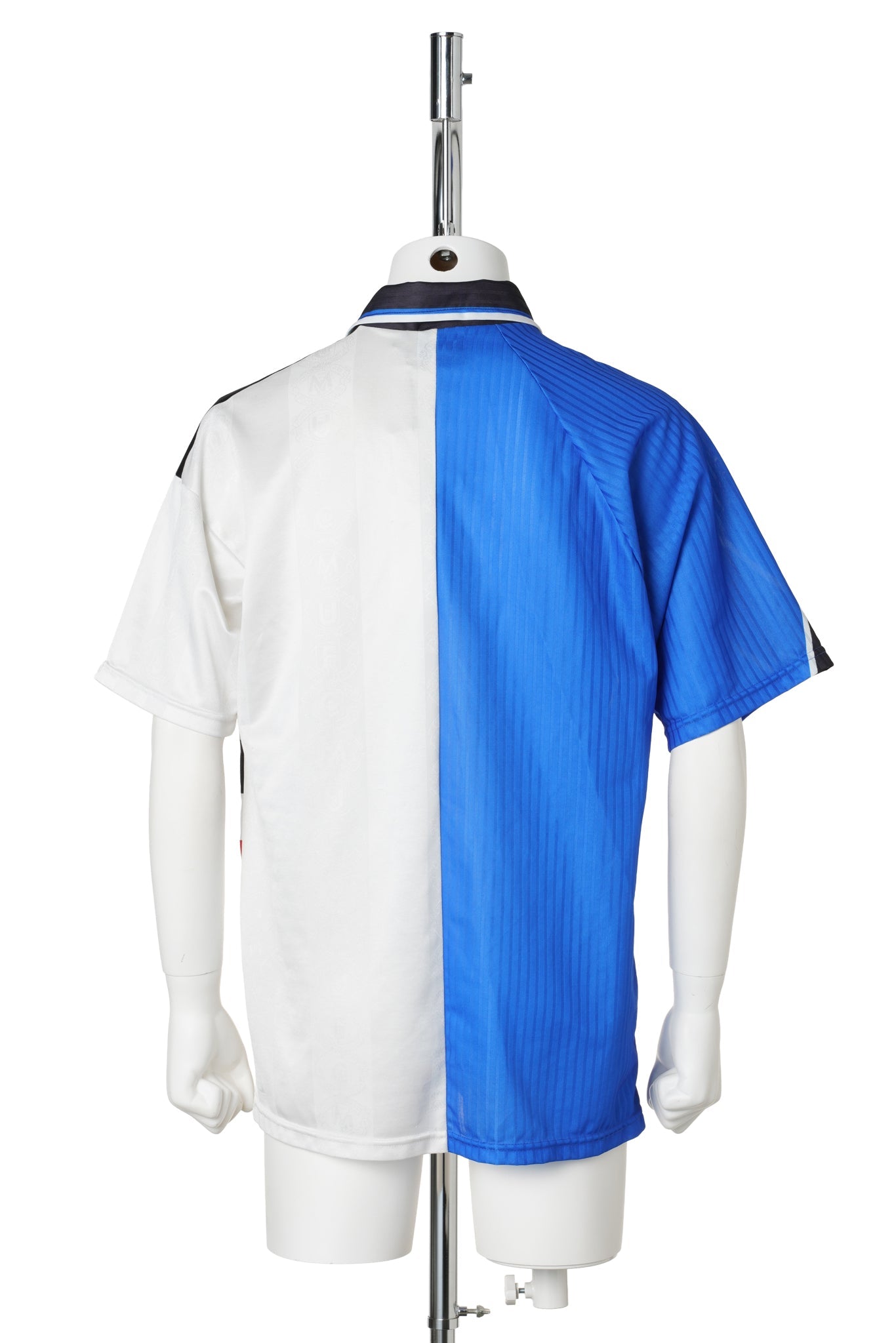 RECONSTRUCTED HYBRID VINTAGE SHORTSLEEVEFOOTBALL JERSEY (MANCHESTER UNITED 1996 and1997) / MULTI COLOUR