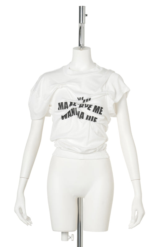 SHOUT TEE / WHITE