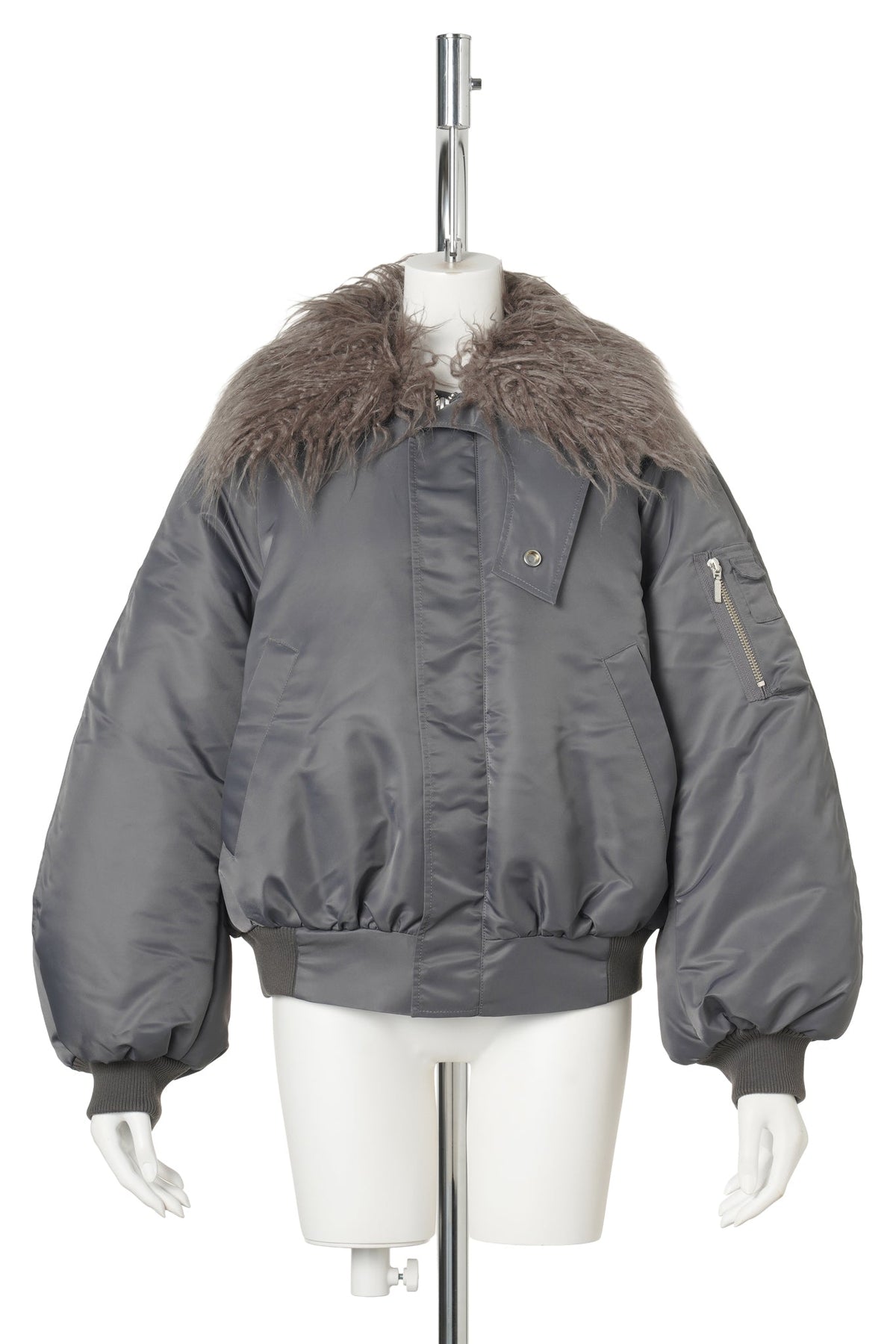 STOM BOMBER JACKET / GRAY