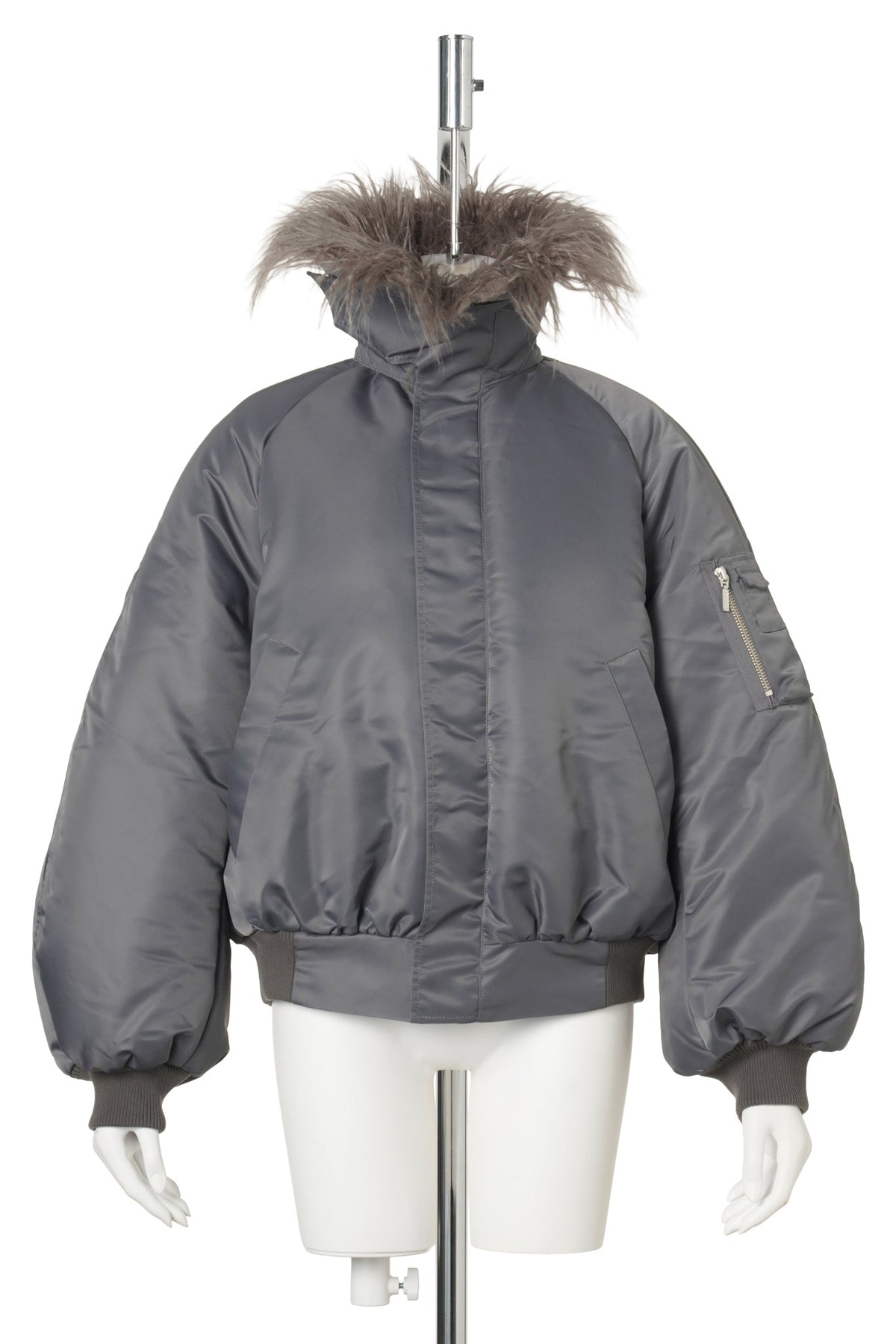 STOM BOMBER JACKET / GRAY