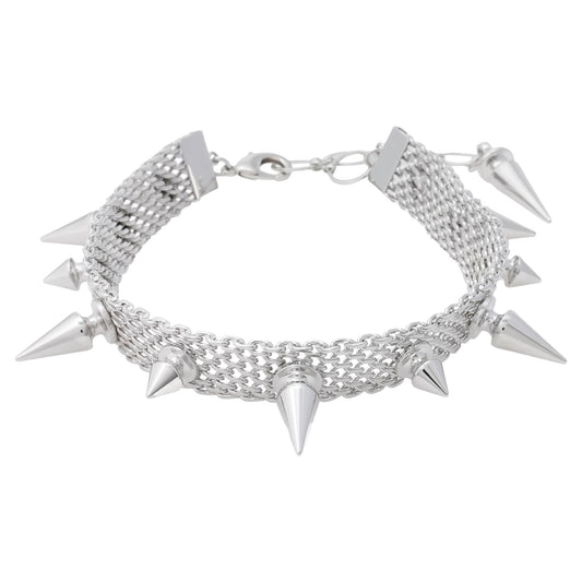 STUDS CHOKER / SILVER