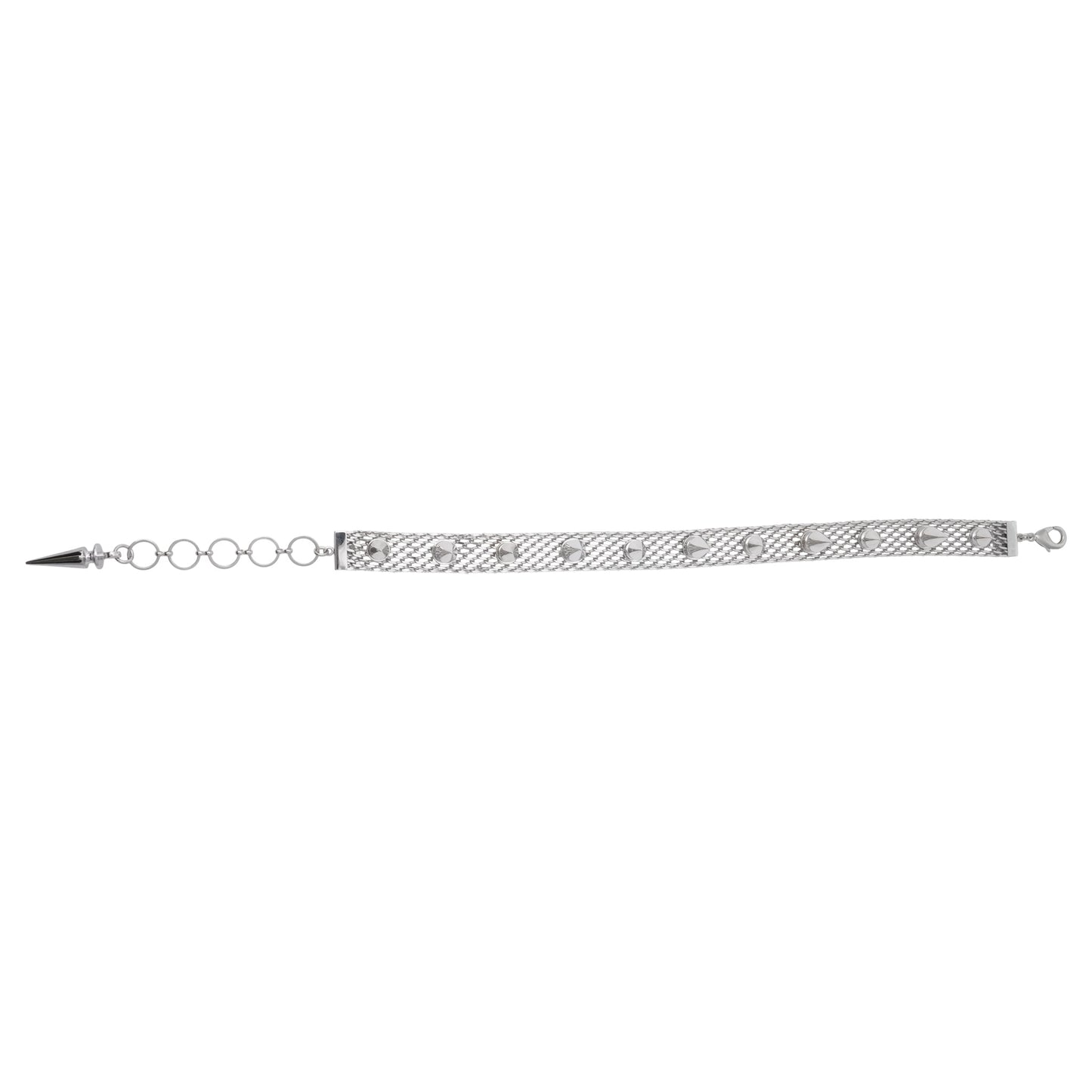 STUDS CHOKER / SILVER
