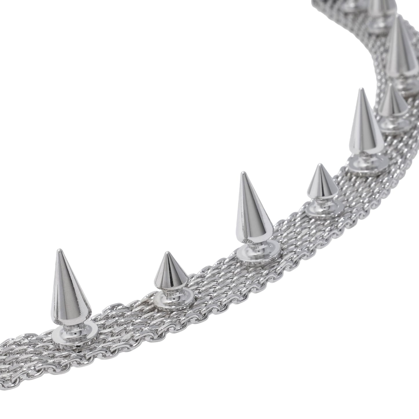 STUDS CHOKER / SILVER