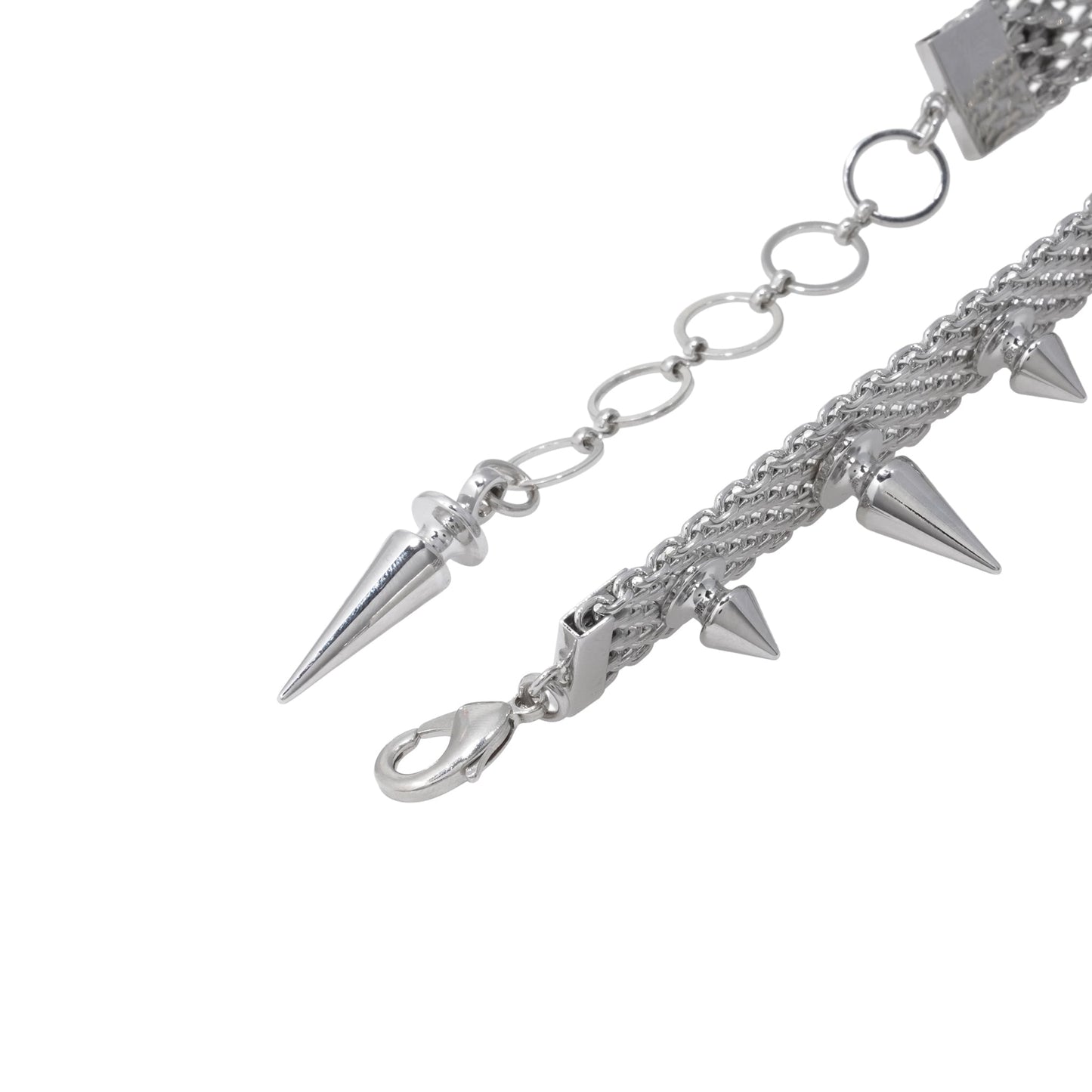 STUDS CHOKER / SILVER