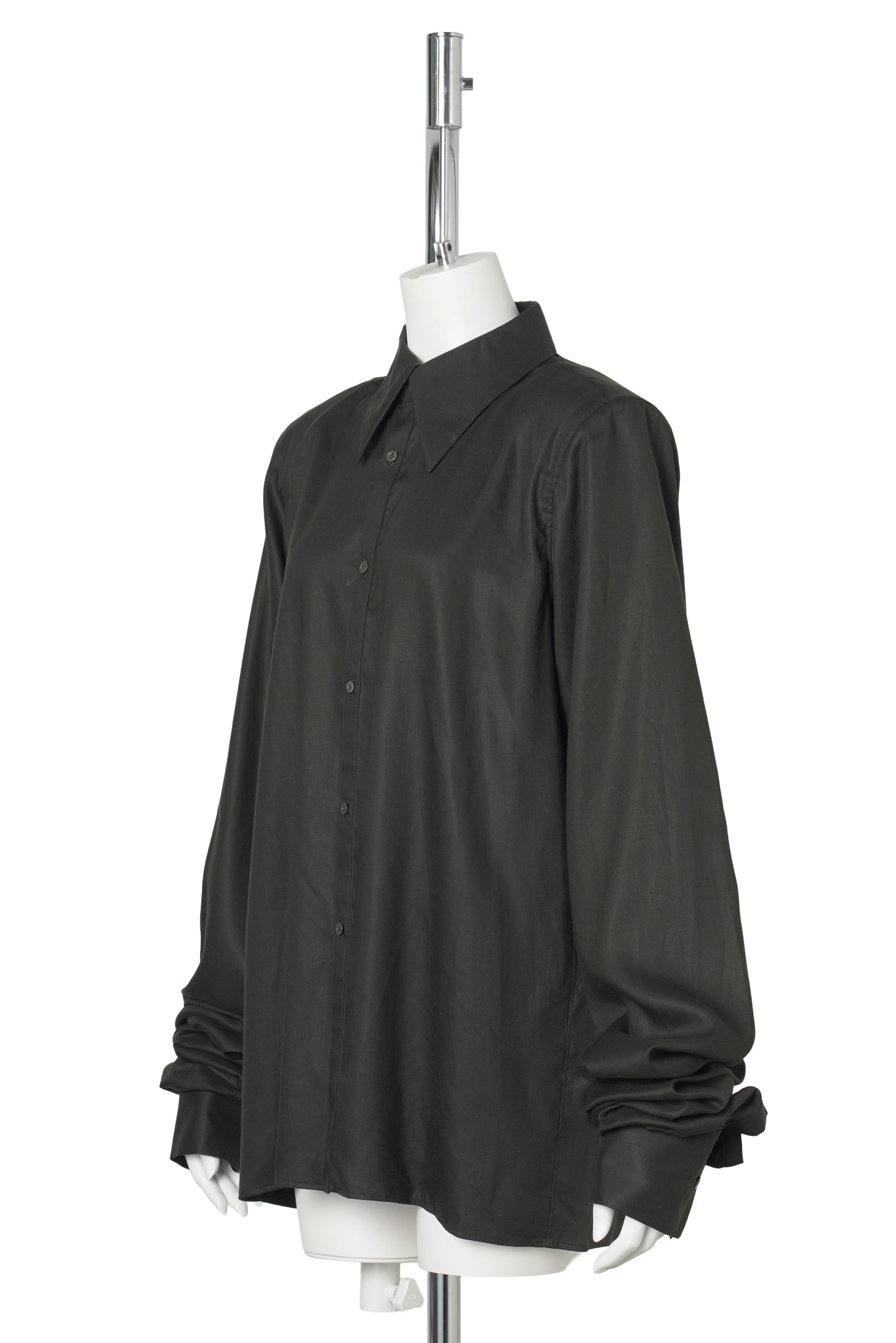 EXTENSION SLEEVE SHIRTS / CHARCOAL GRAY