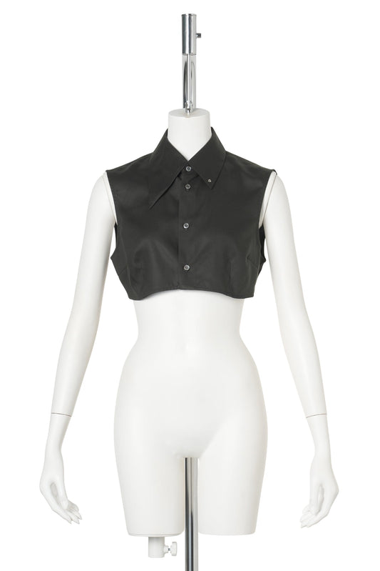 STIFF INNER COLLAR / CHARCOAL GRAY