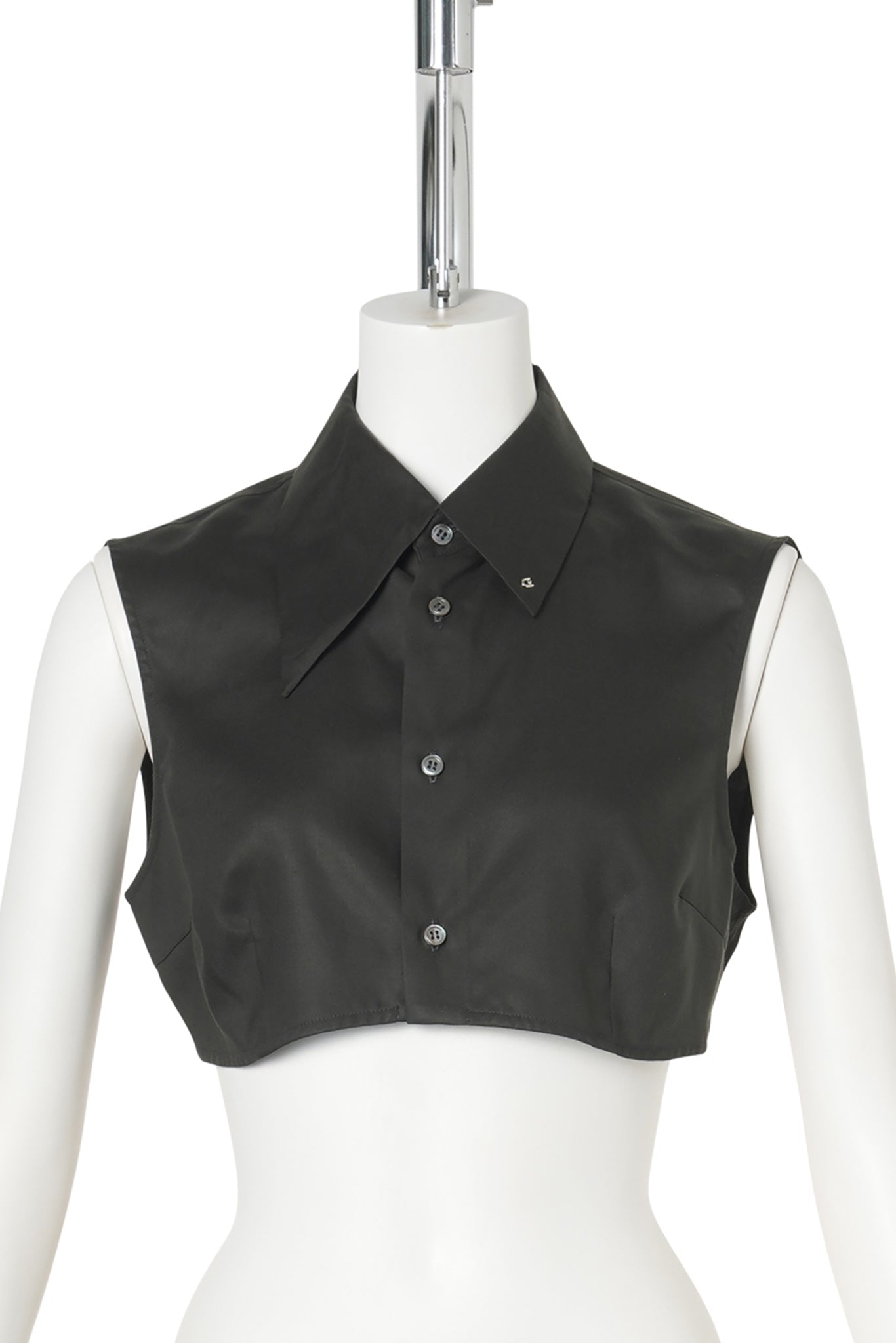 STIFF INNER COLLAR / CHARCOAL GRAY