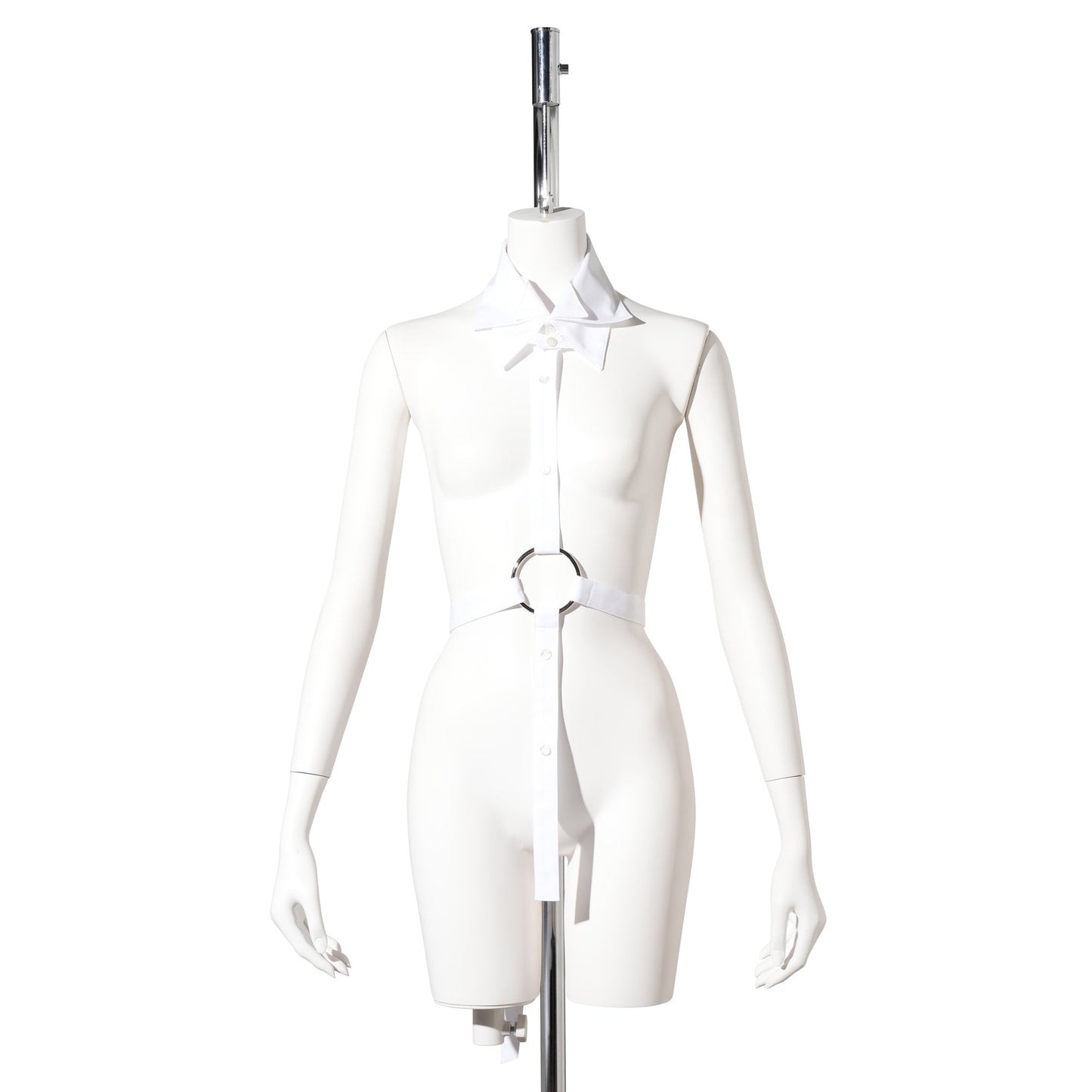 TRIPLE COLLAR HARNESS / WHITE