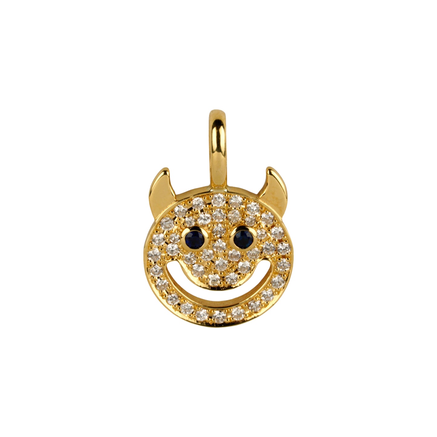 PENDANT SMILE / K18YG GOLD/SAPPHIRE