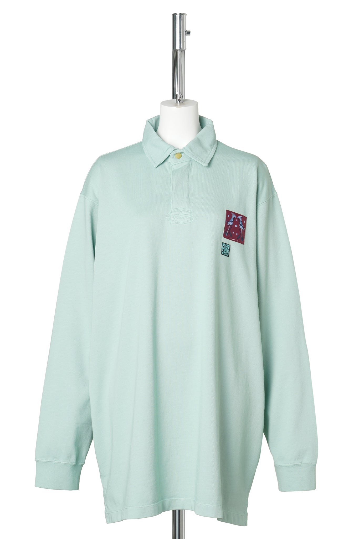 RUGBY TOP / SEAFOAM