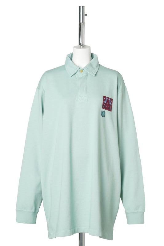 RUGBY TOP / SEAFOAM
