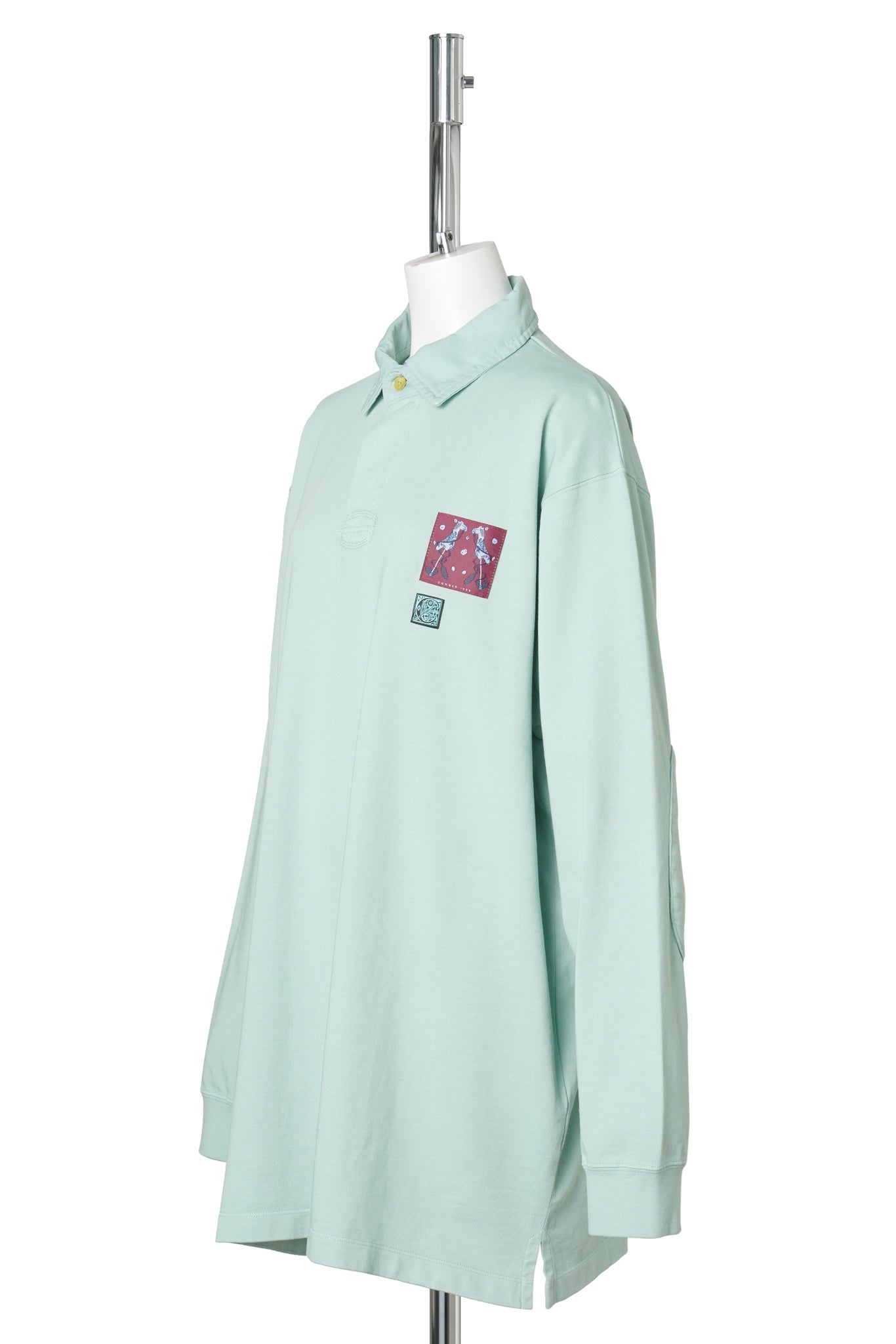 RUGBY TOP / SEAFOAM