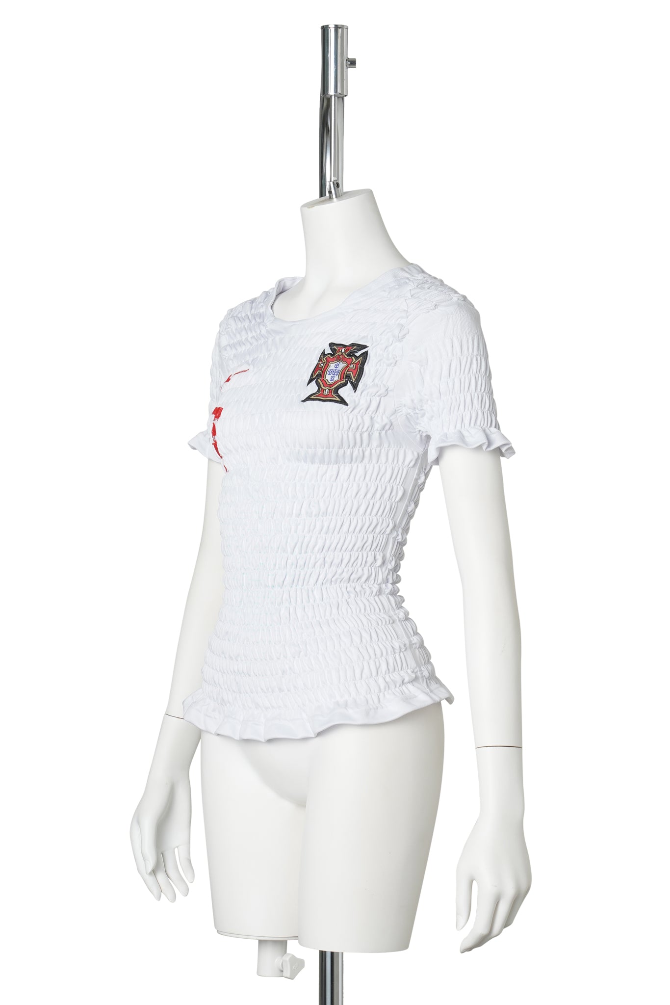 RECONSTITUTED SHIRRED FOOTBALL JERSEY / MULTI